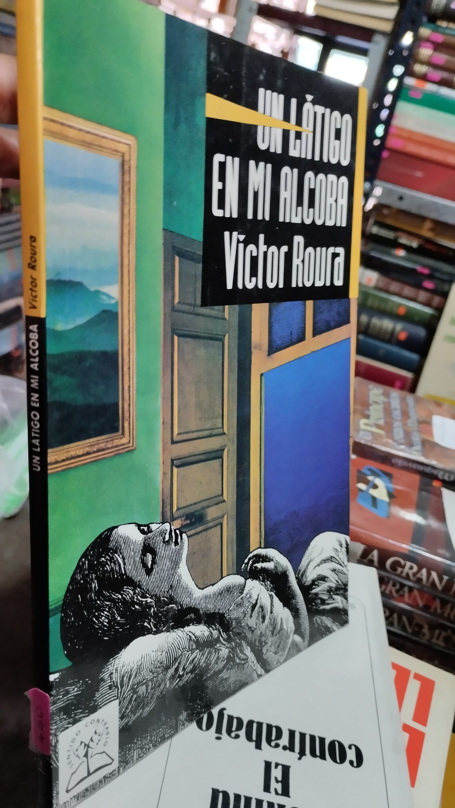 UN LATIGO EN MI ALCOBA POR VICTOR ROURA LIBRO USADO NOVELAS ALDAMA