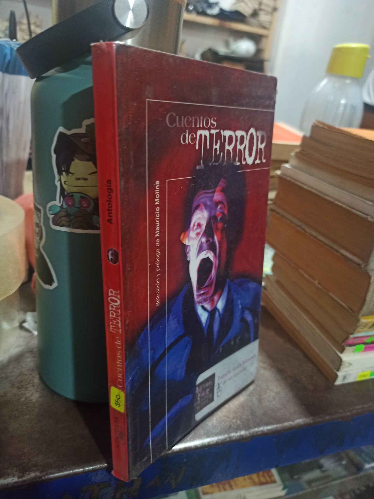 CUENTOS DE TERROR POR MAURICIO MOLINA USADO NOVELAS ALDAMA