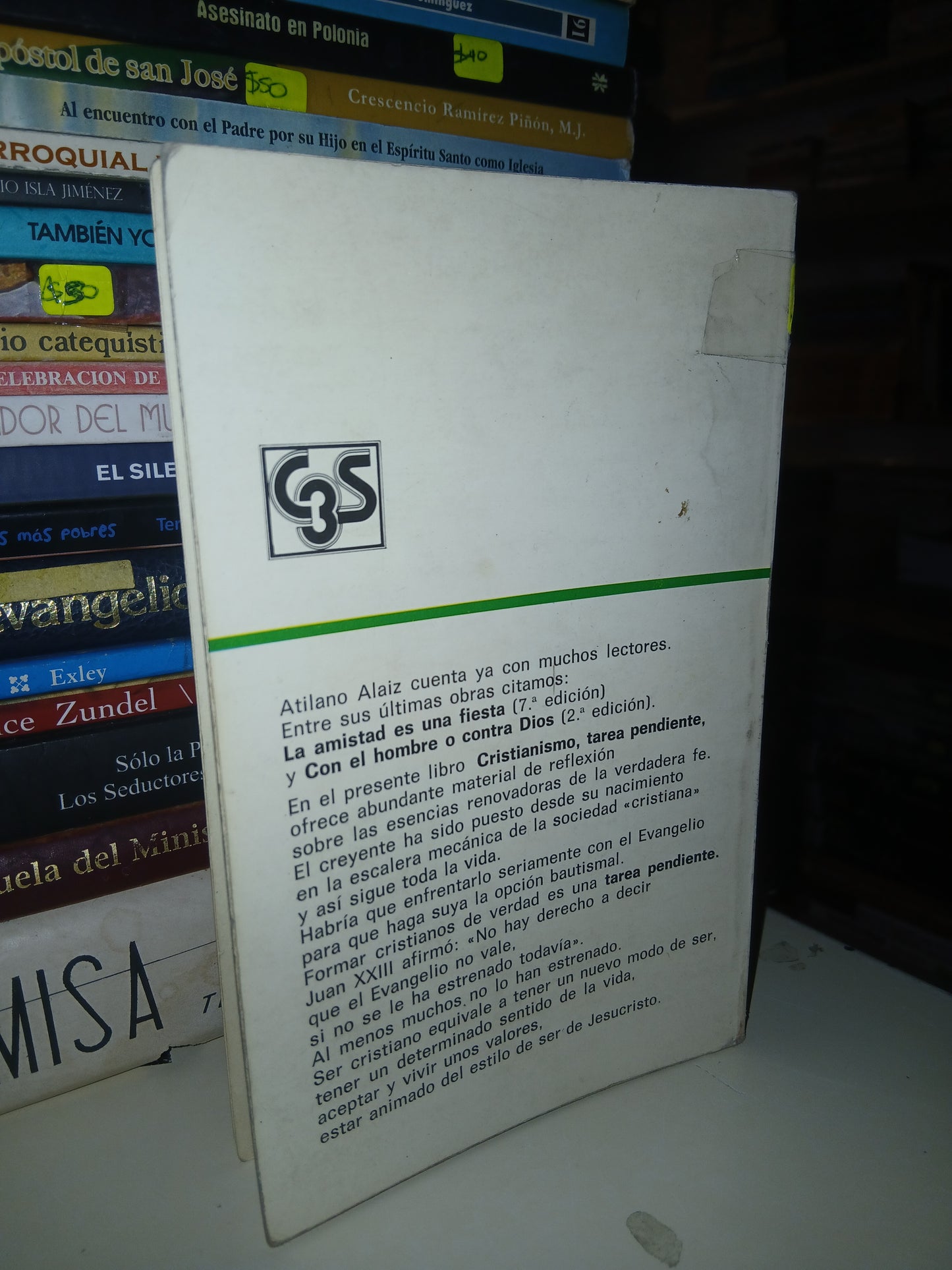CRISTIANISMO TAREA PENDIENTE POR ATILANO ALAIZ USADO RELIGIÓN LITERARIO 207