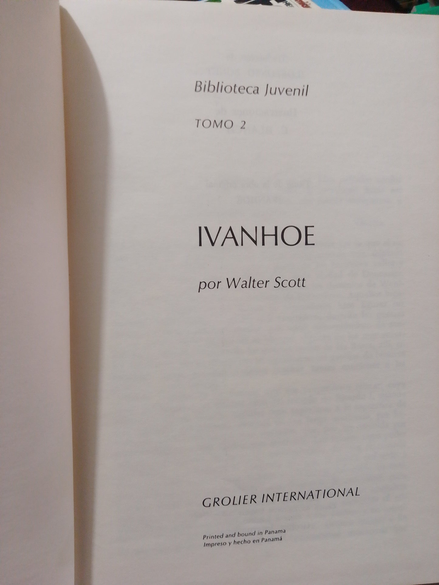 IVANHOE POR WALTER SCOTT USADO NOVELA JUAREZ