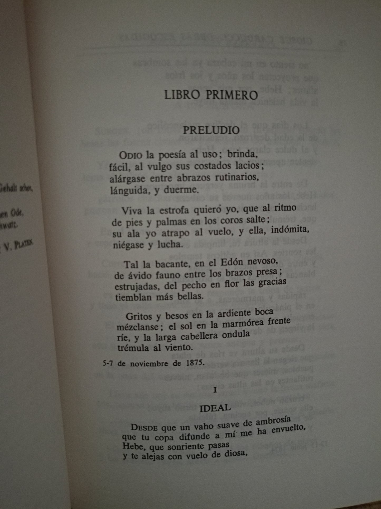 PREMIO NOBEL DE LITERATURA 1906 GIOSSUE CARDUCCI USADO NOVELA LITERARIO 305