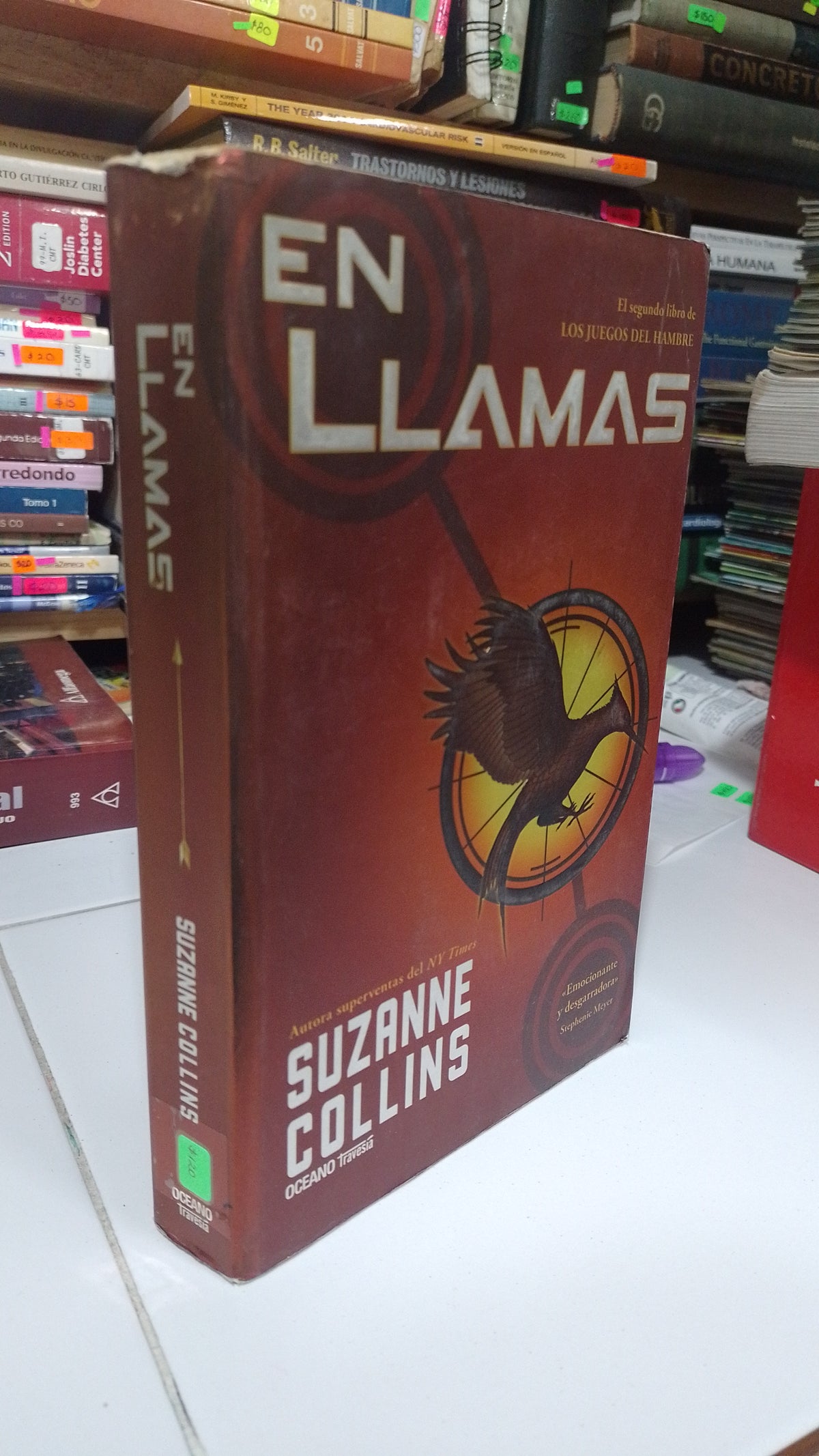 EN LLAMAS POR SUZANNE COLLINS USADO NOVELA JUAREZ 507