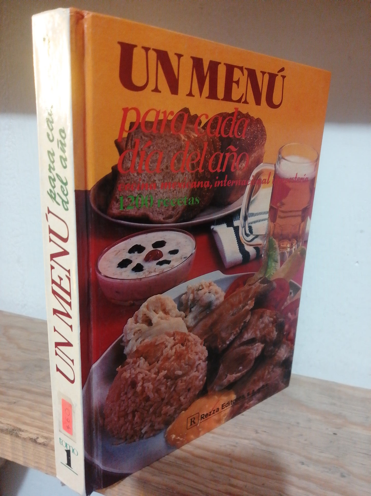 MENU PARA CADA DIA DEL AÑO TOMO 1 USADO COCINA JUAREZ