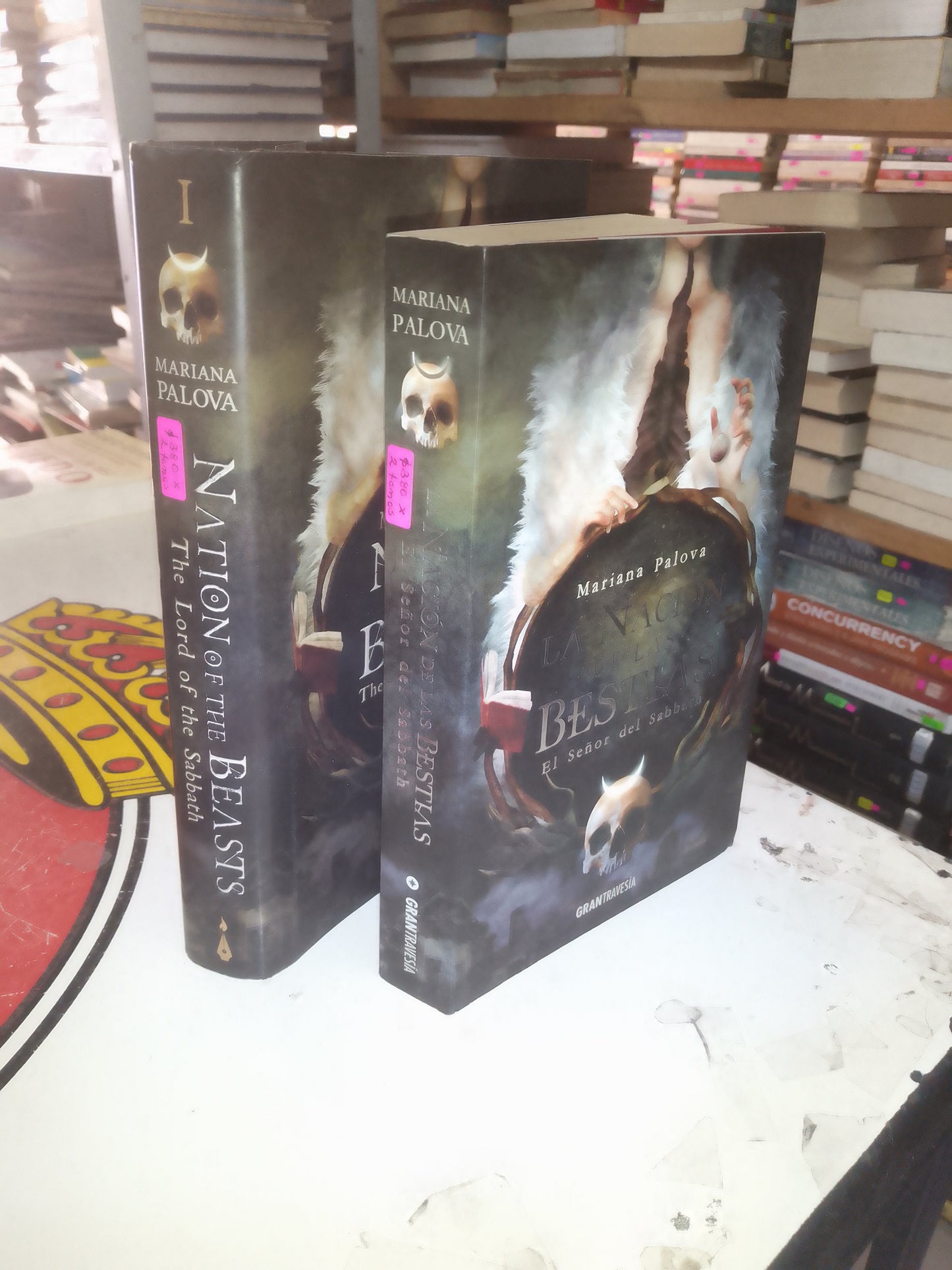 LA NACIÓN DE LAS BESTIAS: EL SEÑOR DEL SABBATH/ NATION OF THE BEASTS: THE LORD OF THE SABBATH POR MARIANA PALOVA (2 TOMOS X 380) USADO NOVELA LITERARIO 207