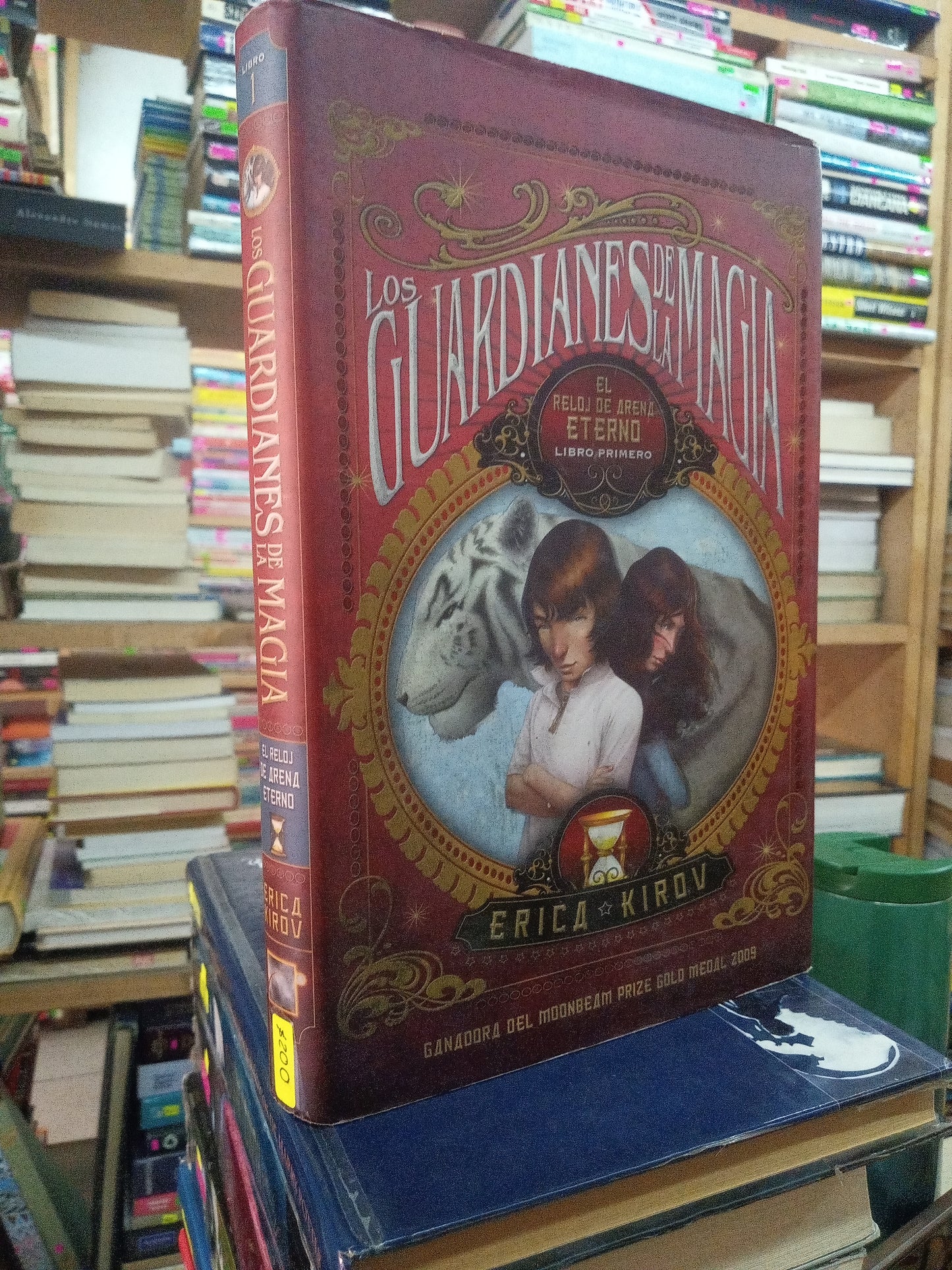 LOS GUARDIANES DE LA MAGIA EL RELOJ DE ARENA ETERNO POT ERICA KIROV USADO NOVELA LITERARIO 207