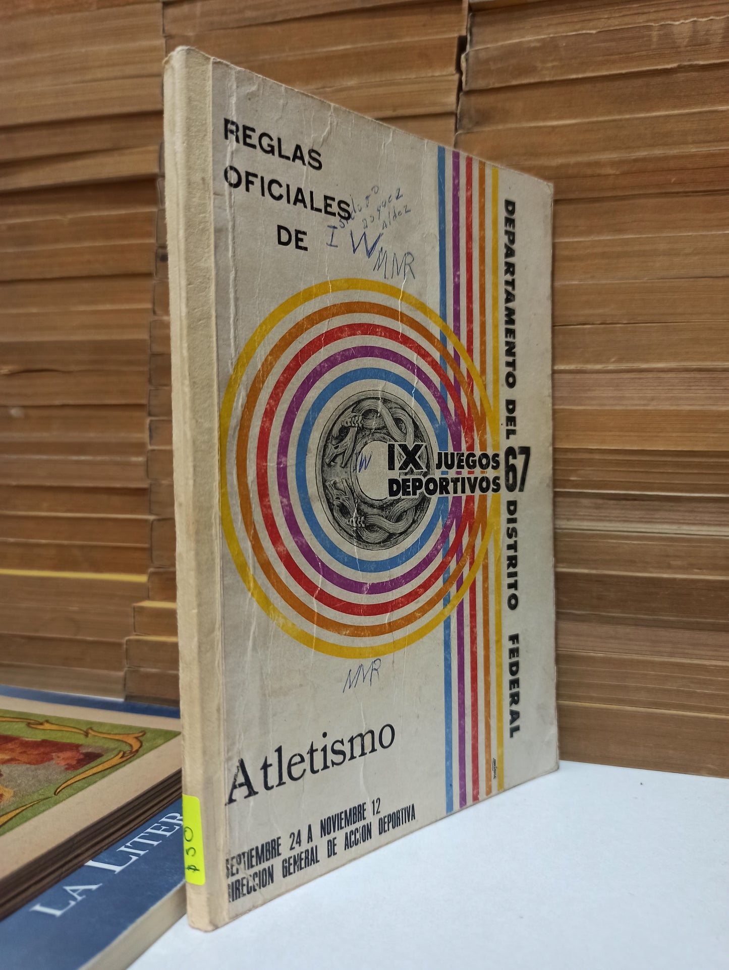 REGLAS OFICIALES DE ATLETISMO POR EL DEPARTAMENTO DEL DISTRITO FEDERAL DIRECCION GENERAL DE ACCION DEPORTIVA USADO DEPORTES JUÁREZ