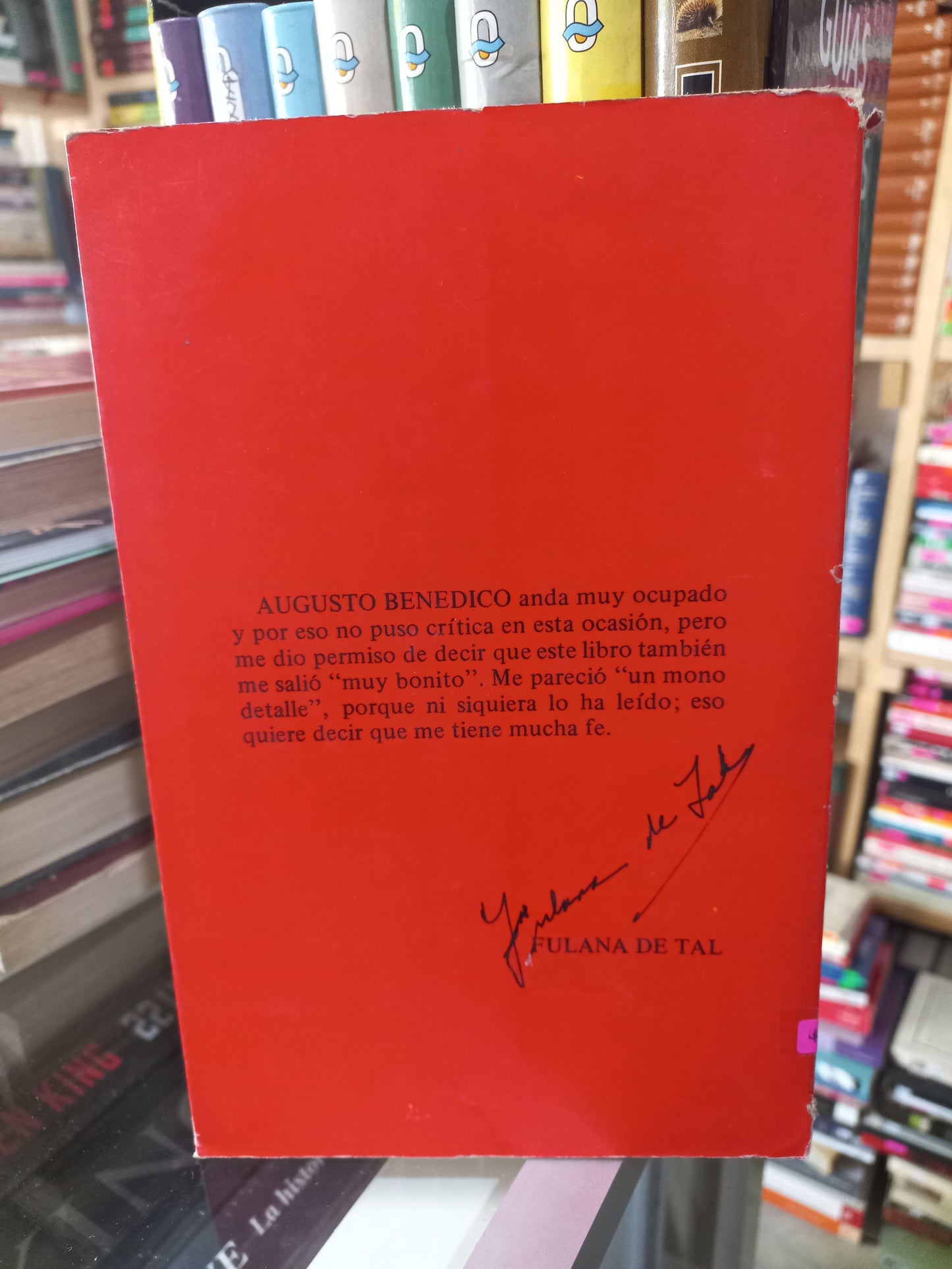 MIENTRAS... S.O. POR FULANA DE TAL USADO NOVELA JUÁREZ
