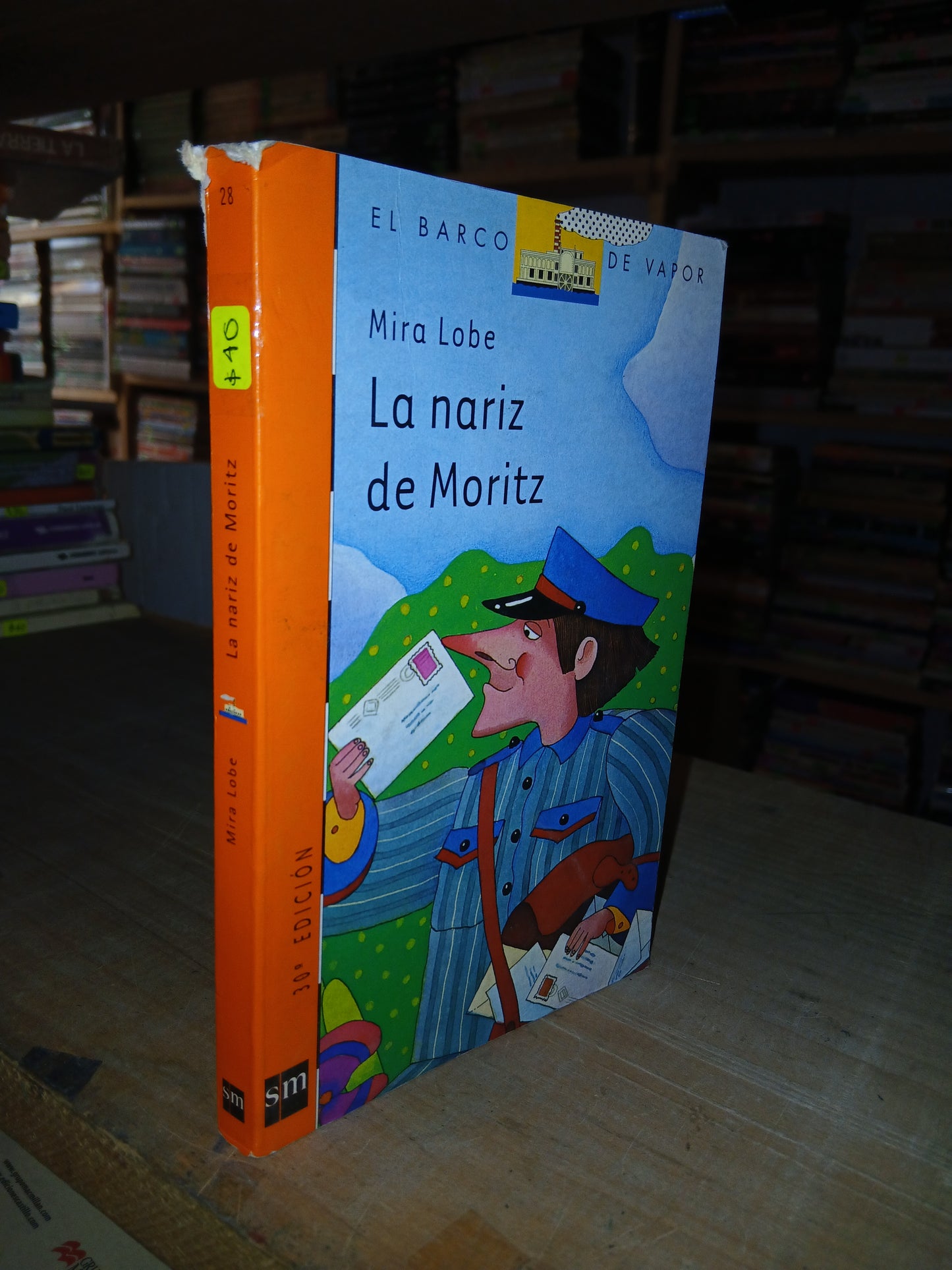 LA NARIZ DE MORITZ POR MIRA LOBE USADO INFANTIL LITERARIO 207