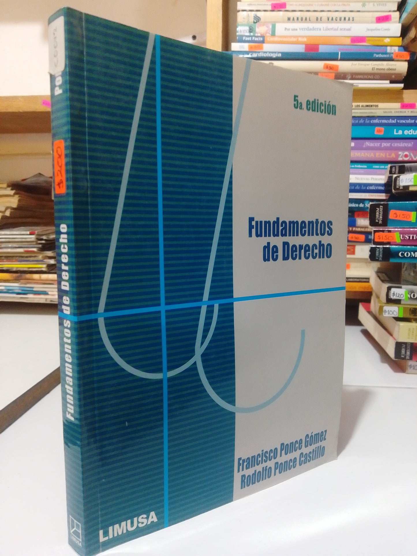 FUNDAMENTOS DE DERECHO POR FRANCISCO PONCE GOMEZ Y RODOLFO PONCE CASTILLO USADO DERECHO JUAREZ