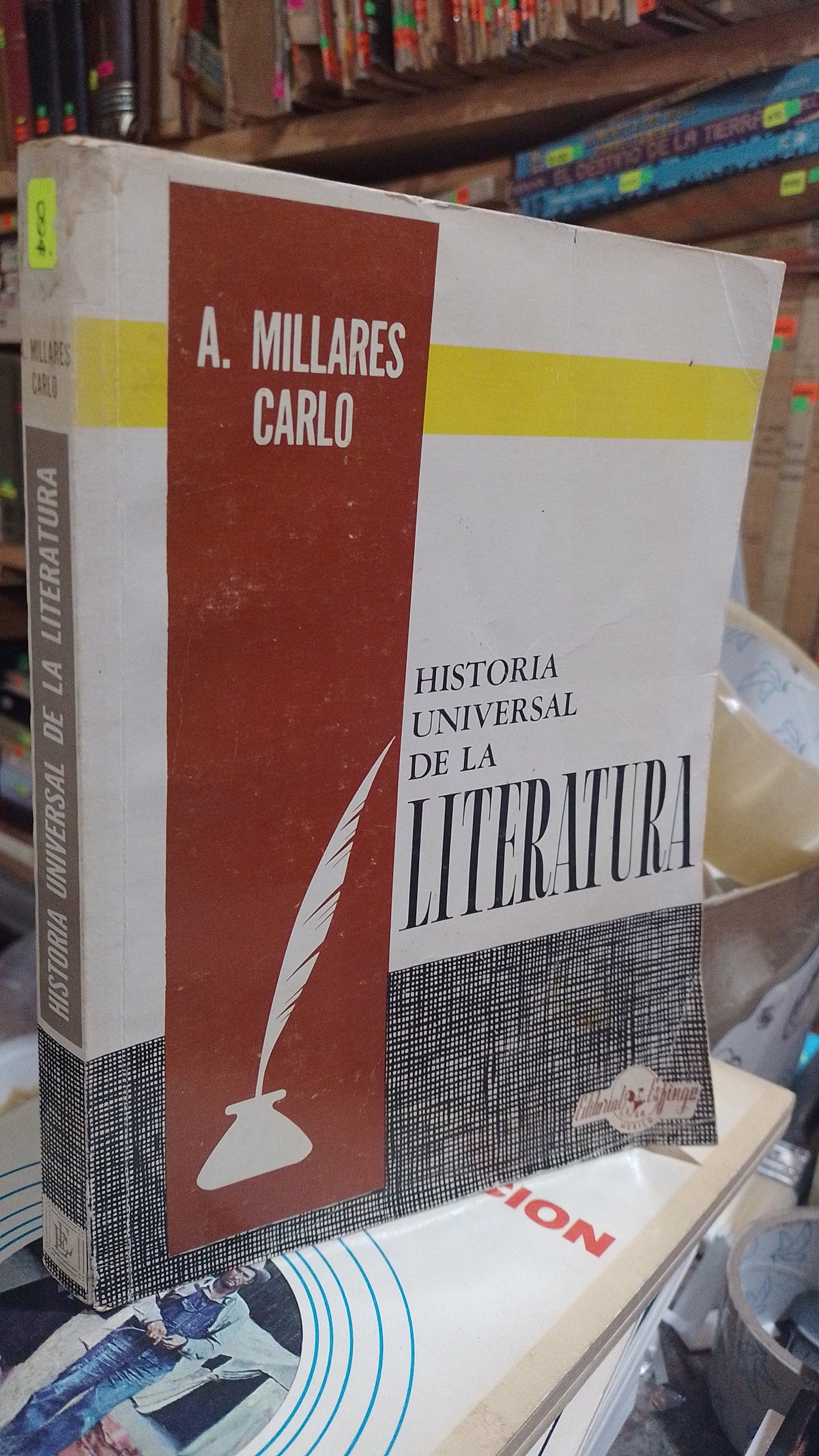 HISTORIA UNIVERSAL DE LA LITERATURA POR MILLARES CARLO USADO HISTORIA ALDAMA
