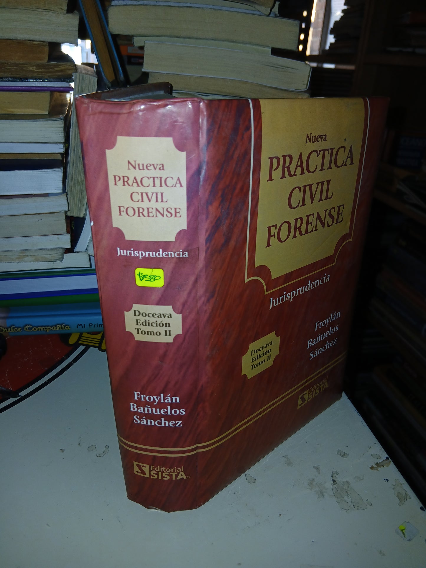 NUEVA PRÁCTICA CIVIL FORENSE (TOMO II) POR FROYLÁN BAÑUELOS SÁNCHEZ USADO DERECHO LITERARIO 207