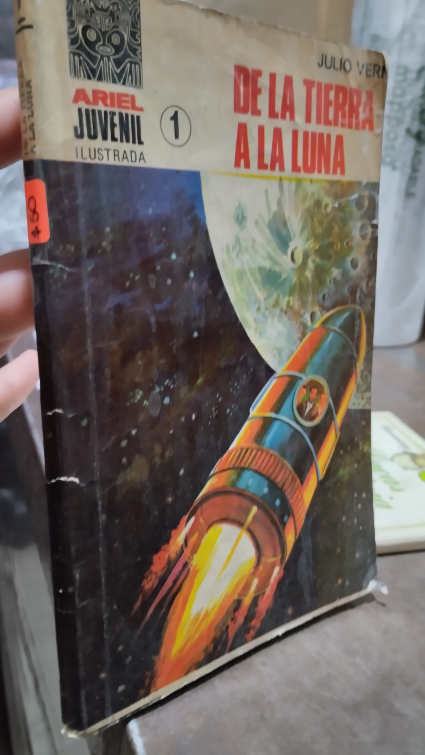 DE LA TIERRA A LA LUNA POR EDITORIAL ARIEL LIBRO USADO INFANTIL ALDAMA