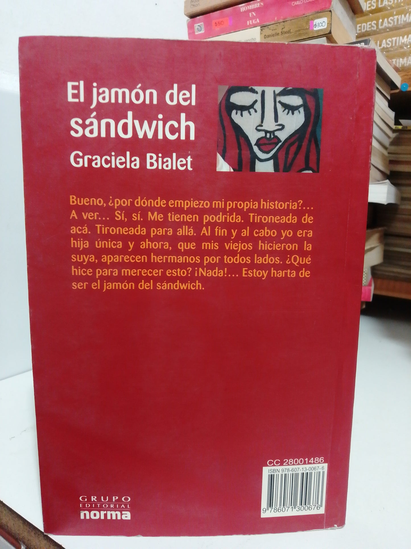 EL JAMÓN DEL SÁNDWICH POR GRACIELA VIALET USADO NOVELA JUÁREZ