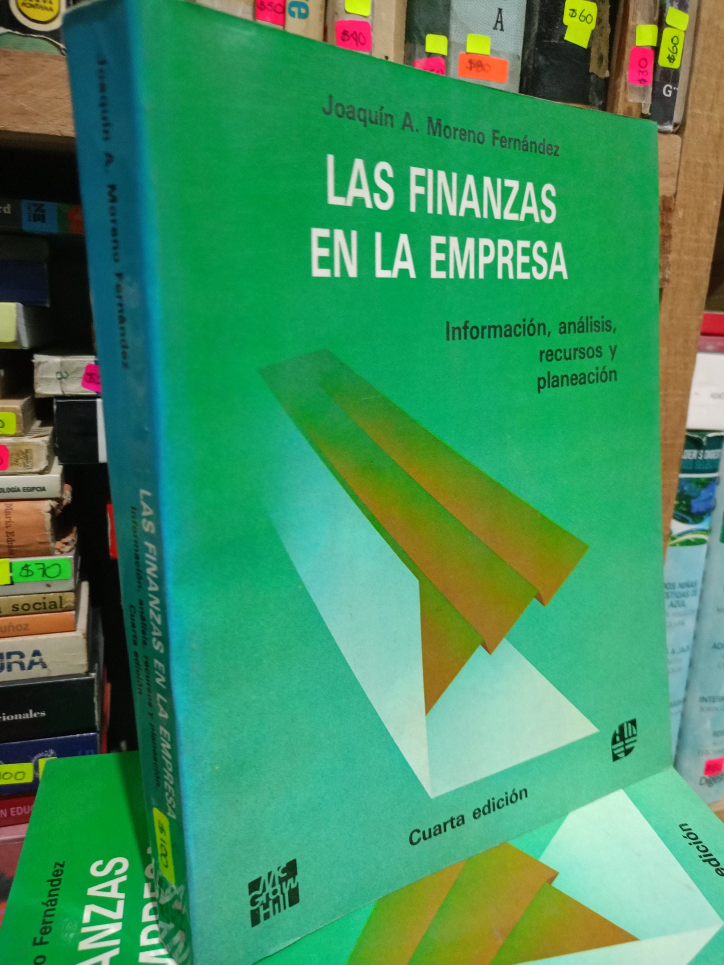 LAS FINANZAS EN LA EMPRESA POR JOAQUIN A. MORENO FERNANDEZ USADO ADMN LITERARIO 305
