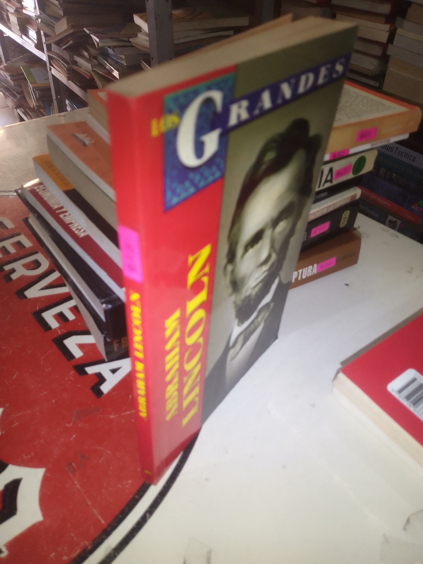 ABRAHAM LINCOLN LOS GRANDES USADO HISTORIA LITERARIO 207