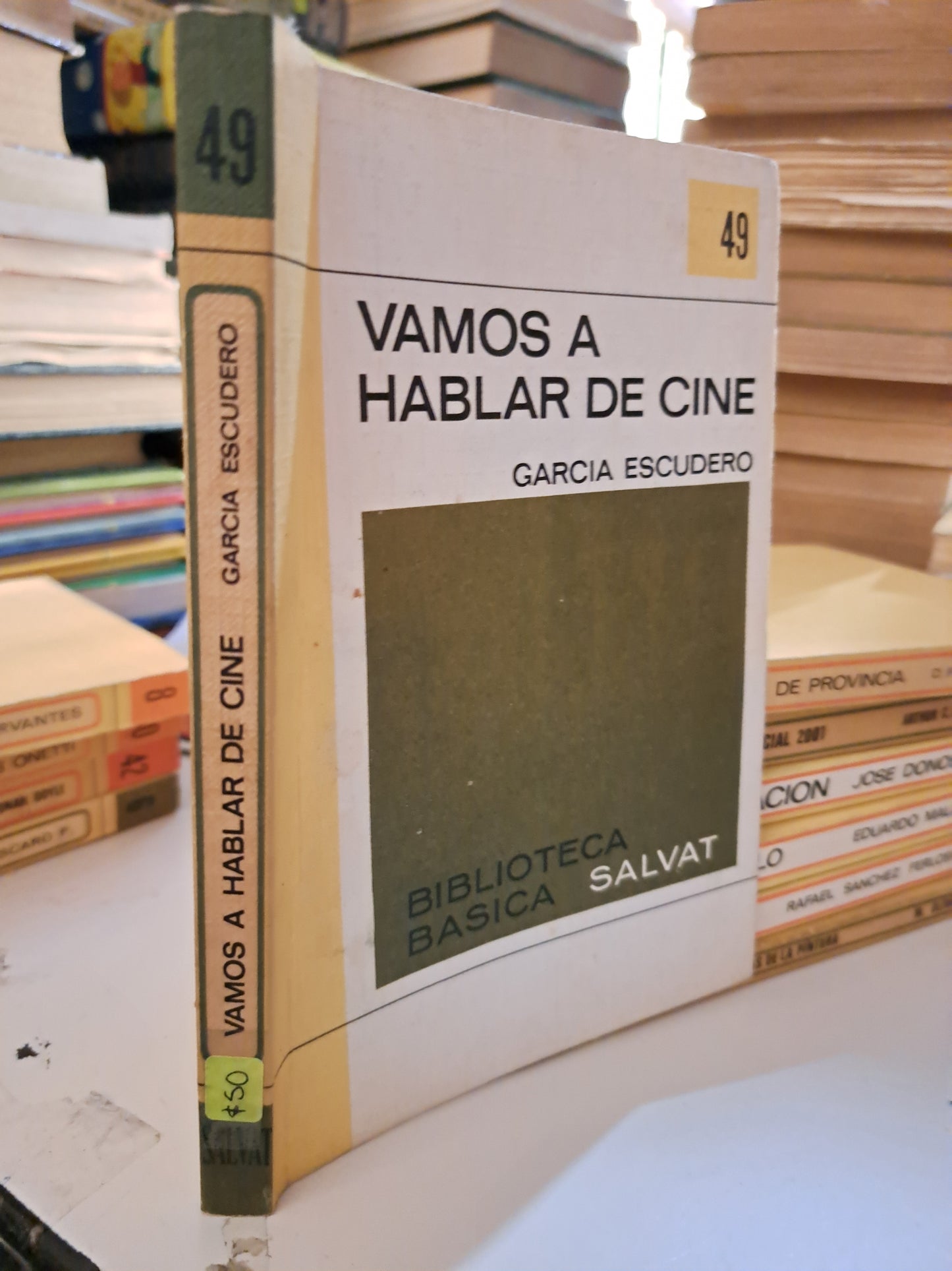 VAMOS A HABLAR DE CINE GARCÍA ESCUDERO USADO NOVELA LITERARIO 207