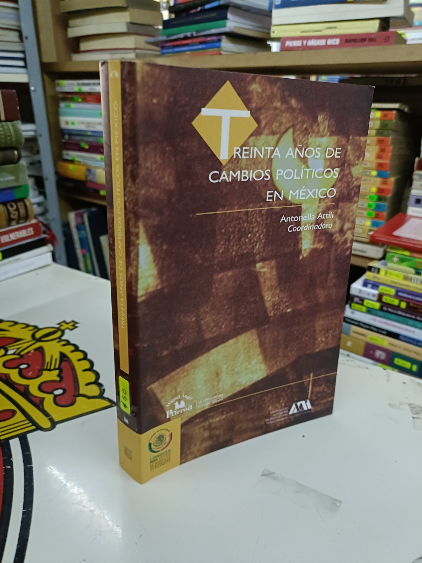 TREINTA AÑOS DE CAMBIOS POLÍTICOS EN MÉXICO COORDINADO POR ANTONELLA ATTILI USADO POLÍTICA LITERARIO 207