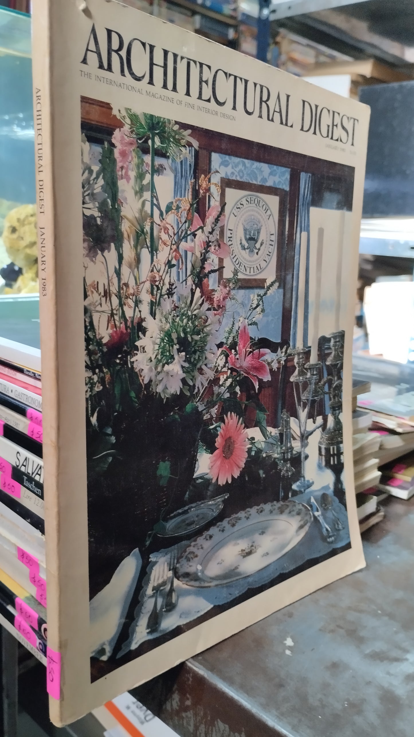 ARCHITECTURAL DIGEST JANUARY 1983 LIBRO USADO ARTE ALDAMA