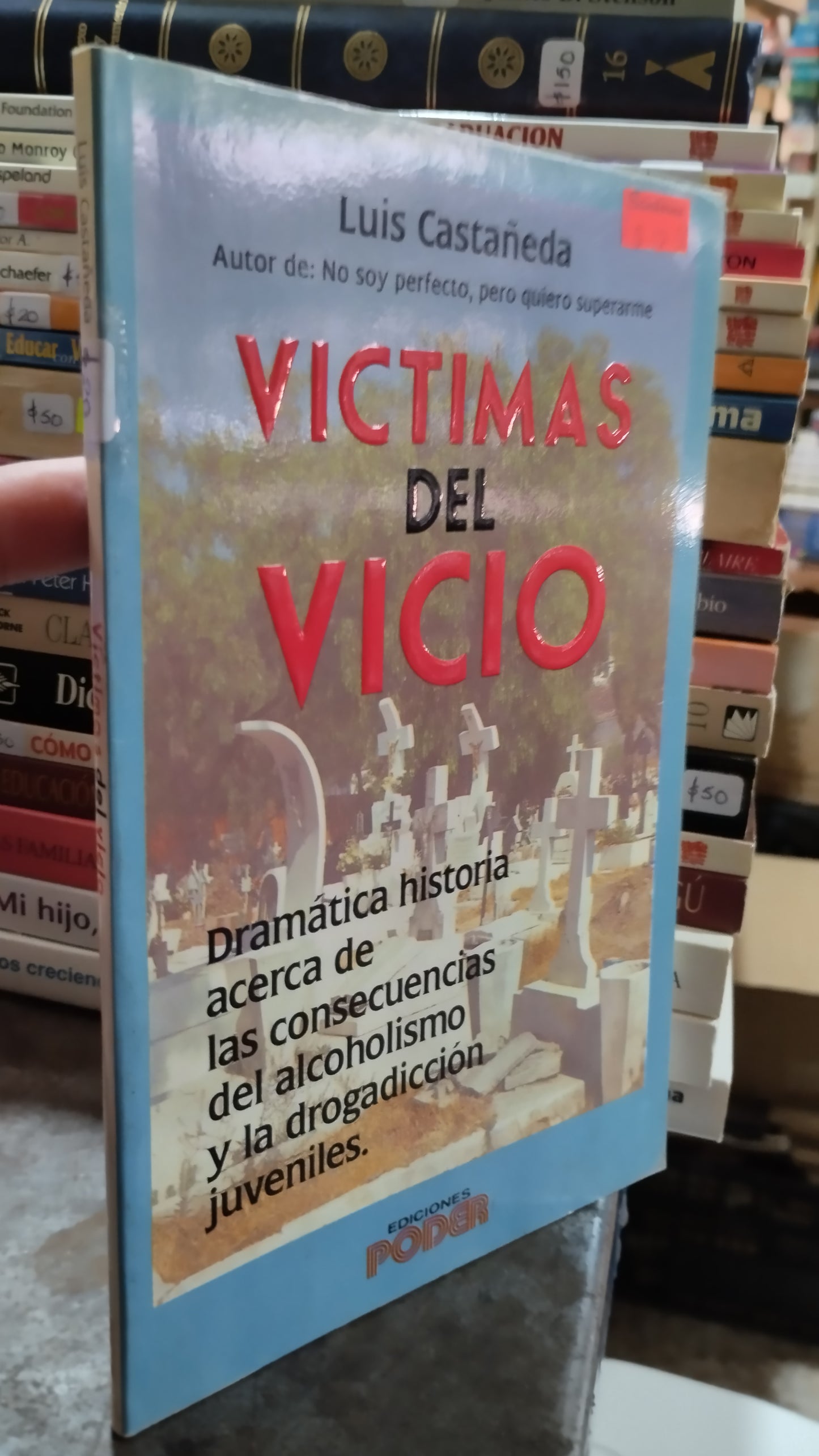 VICTIMAS DEL VICIO POR LUIS CASTAÑEDA LIBRO USADO PSICOLOGIA ALDAMA