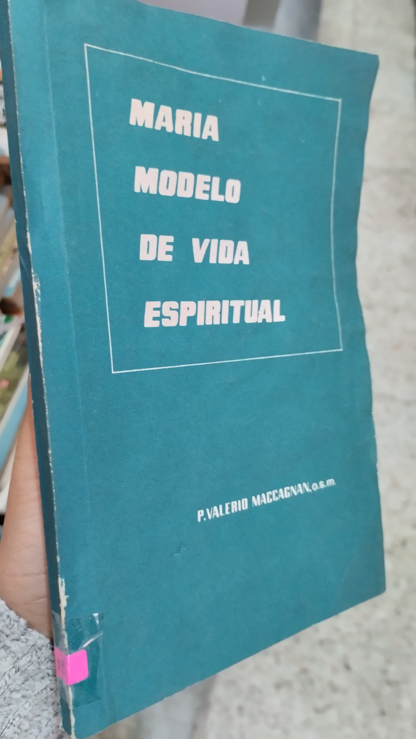 MARIA MODELO DE VIDA ESPIRITUAL POR VALERIO MACCACNAN LIBRO USADO RELIGION ALDAMA