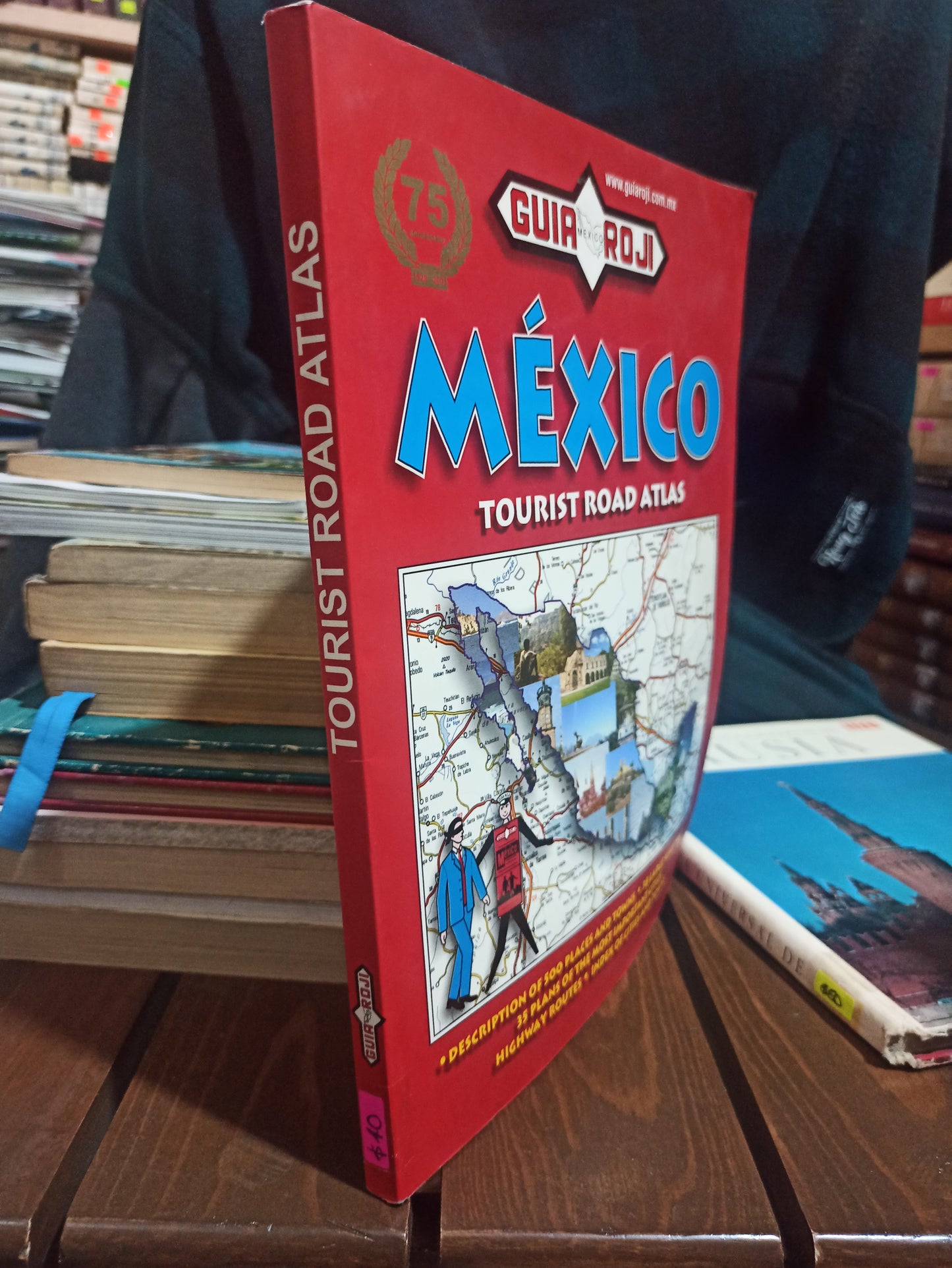 MÉXICO TOURIST ROAD TAILS POR JOSÉ MORAN USADO GEOGRAFÍA ALDAMA