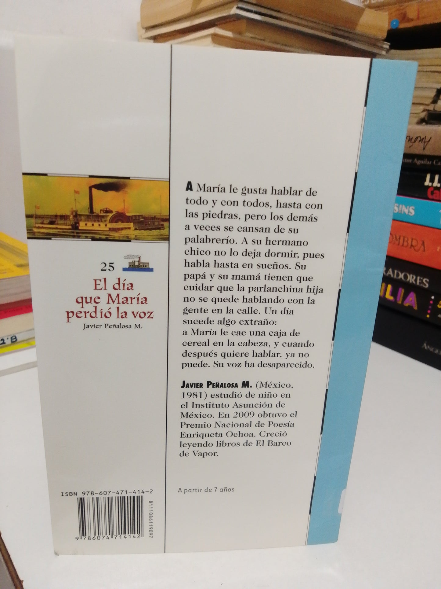 EL DIA QUE MARIA PERDIO LA VOZ POR JAVIER PEÑALOSA USADO INFANTIL JUAREZ