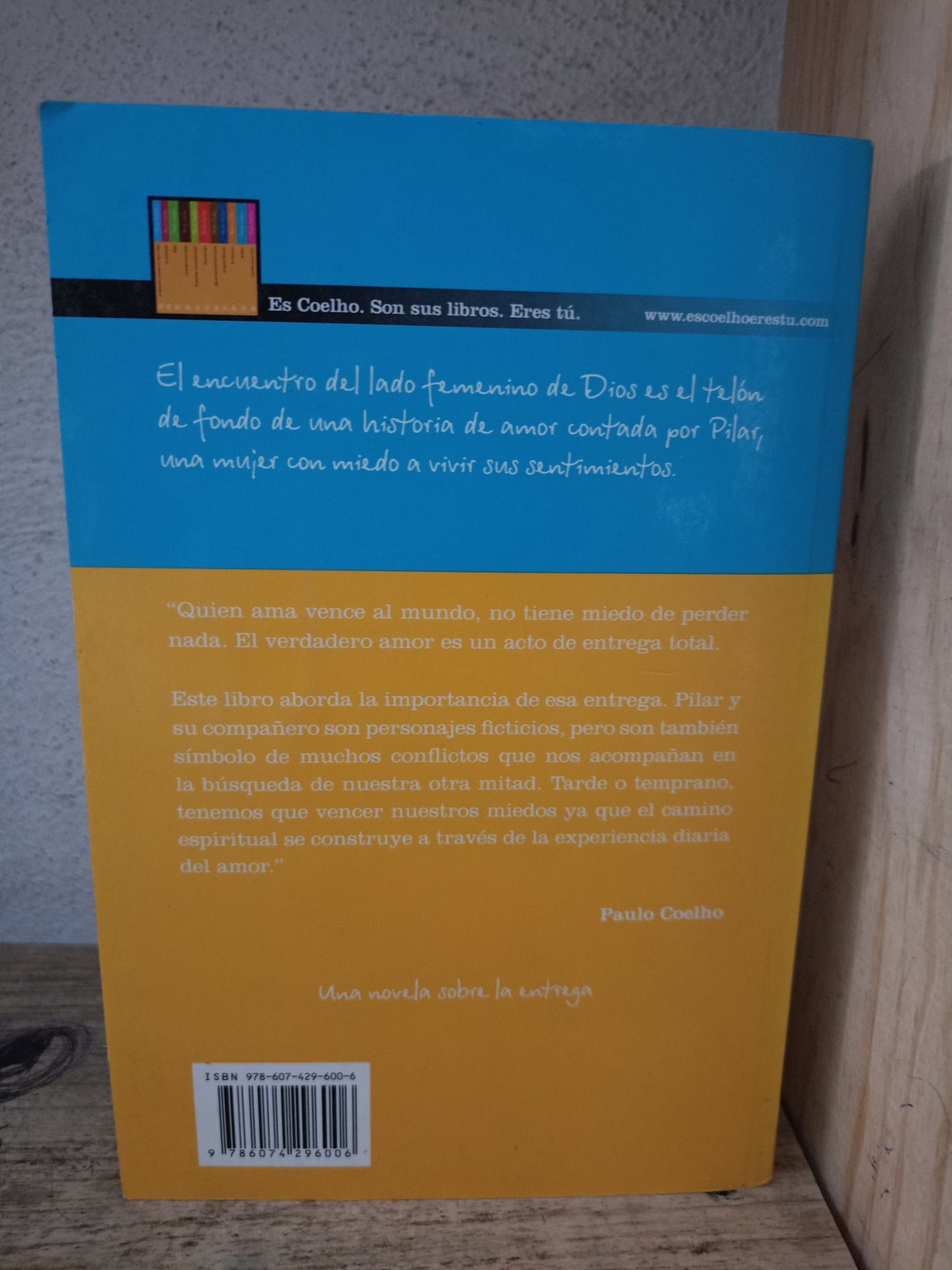 A ORILLAS DEL RÍO PIEDRA ME SENTÉ Y LLORÉ POR PAULO COELHO USADO SUPERACIÓN PERSONAL LITERARIO 305