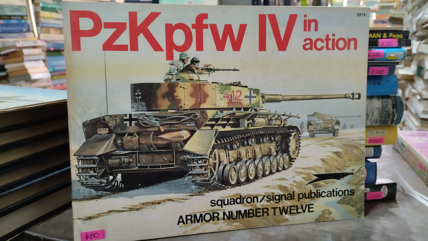 PZKPFW IV IN ACTION POR SQUADRON/SIGNAL PUBLICATIONS LIBRO USADO HISTORIA ALDAMA