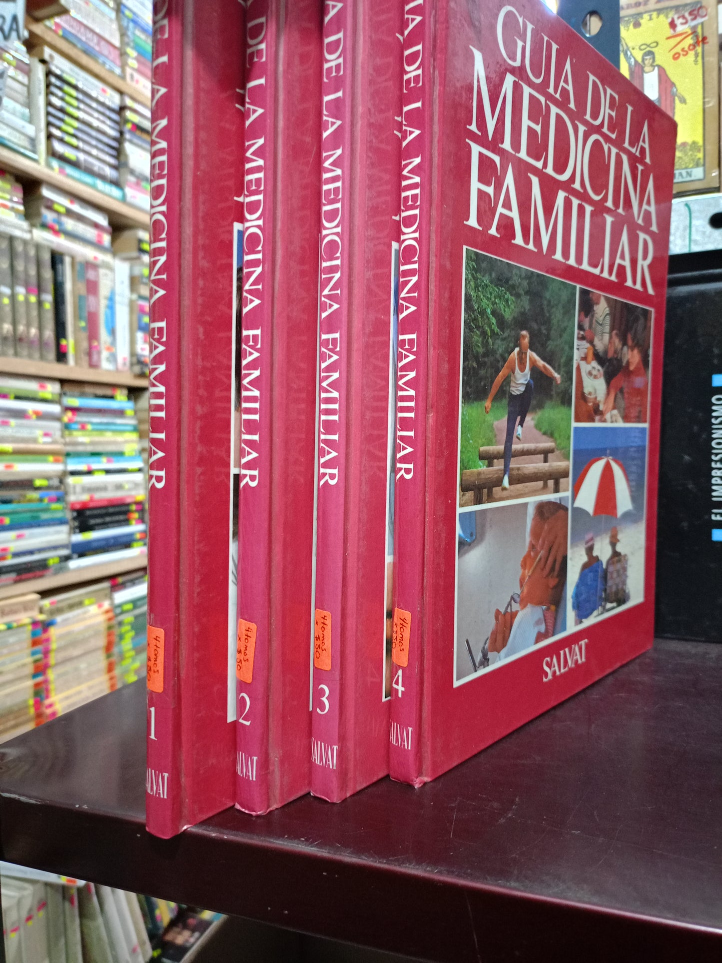 GUIA DE LA MEDICINA FAMILIAR CUATRO TOMOS USADO SALUD LITERARIO 305
