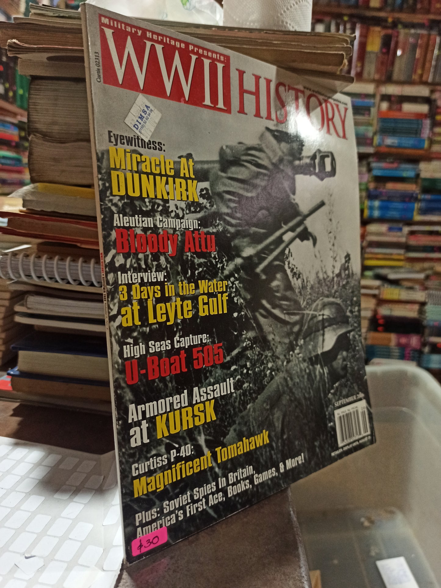 WWII HISTORY N.5 POR EDITORIAL ABERJONA USADO 2DA GUERRA ALDAMA