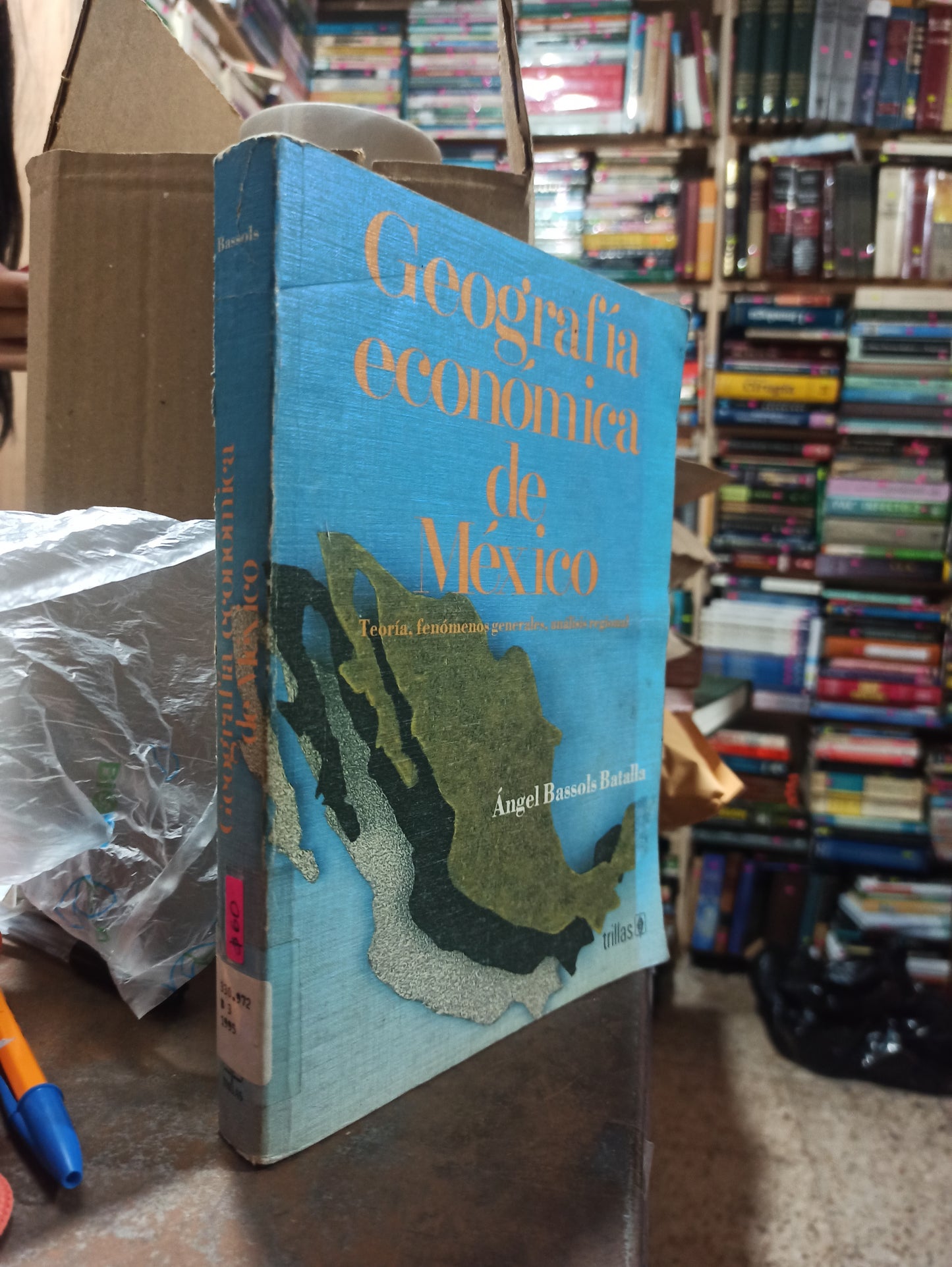 GEOGRAFÍA ECONÓMICA DE MÉXICO POR ÁNGEL BOSSOLS BATALLA USADO GEOGRAFÍA ALDAMA