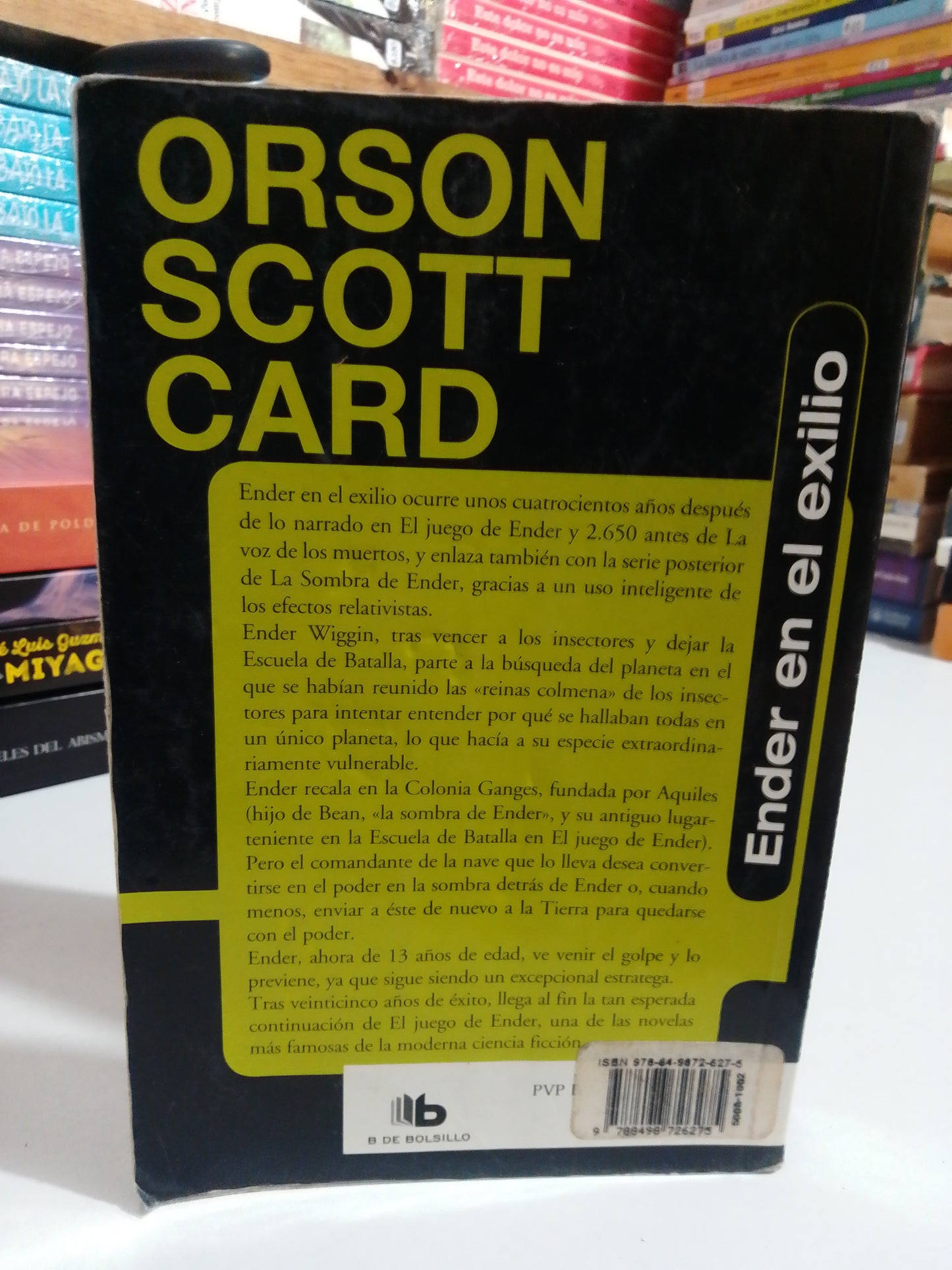 ENDER EN EL EXILIO POR ORSON SCOTT CARD USADO NOVELA JUAREZ