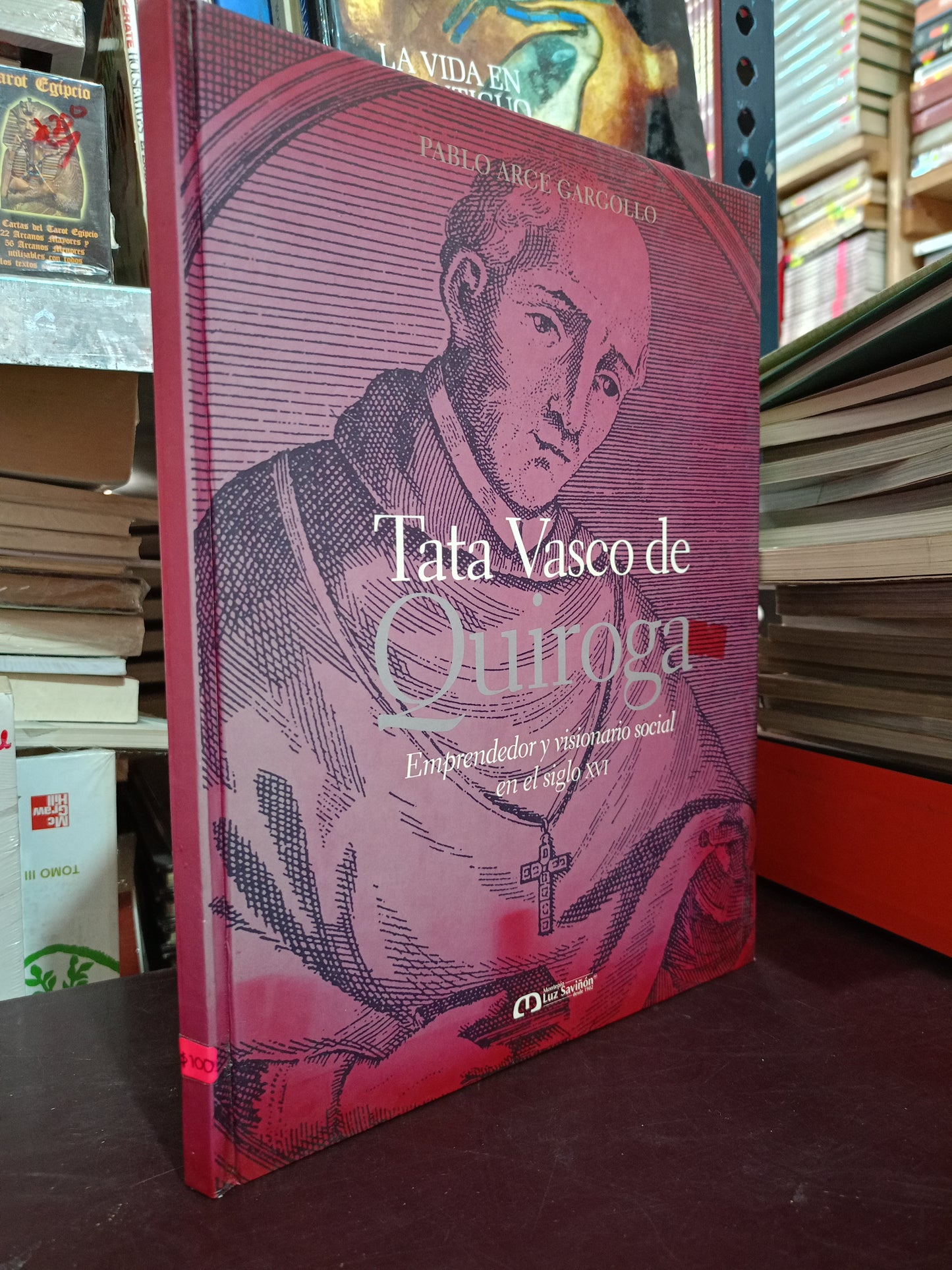 TATA VASCO DE QUIROGA EMPERADOR Y VISIONARIO SOCIAL EN EL SIGLO XVI POR PABLO ARCE GARGOLLO USADO ARTE LITERARIO 305