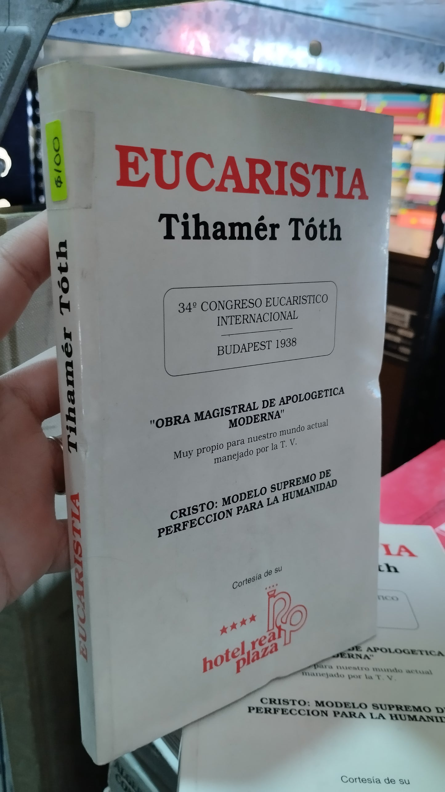 EUCARISTIA POR TIHAMER TOTH LIBRO USADO RELIGION ALDAMA