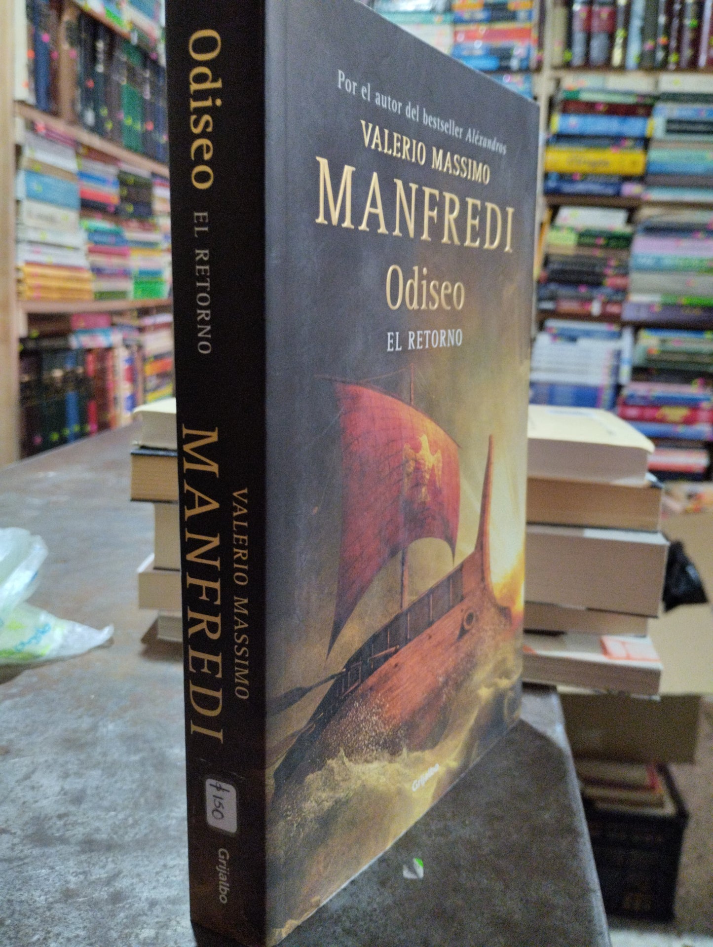 ODISEO EL RETORNO POR VALERIO MASSIMO MANFREDI USADO NOVELAS ALDAMA