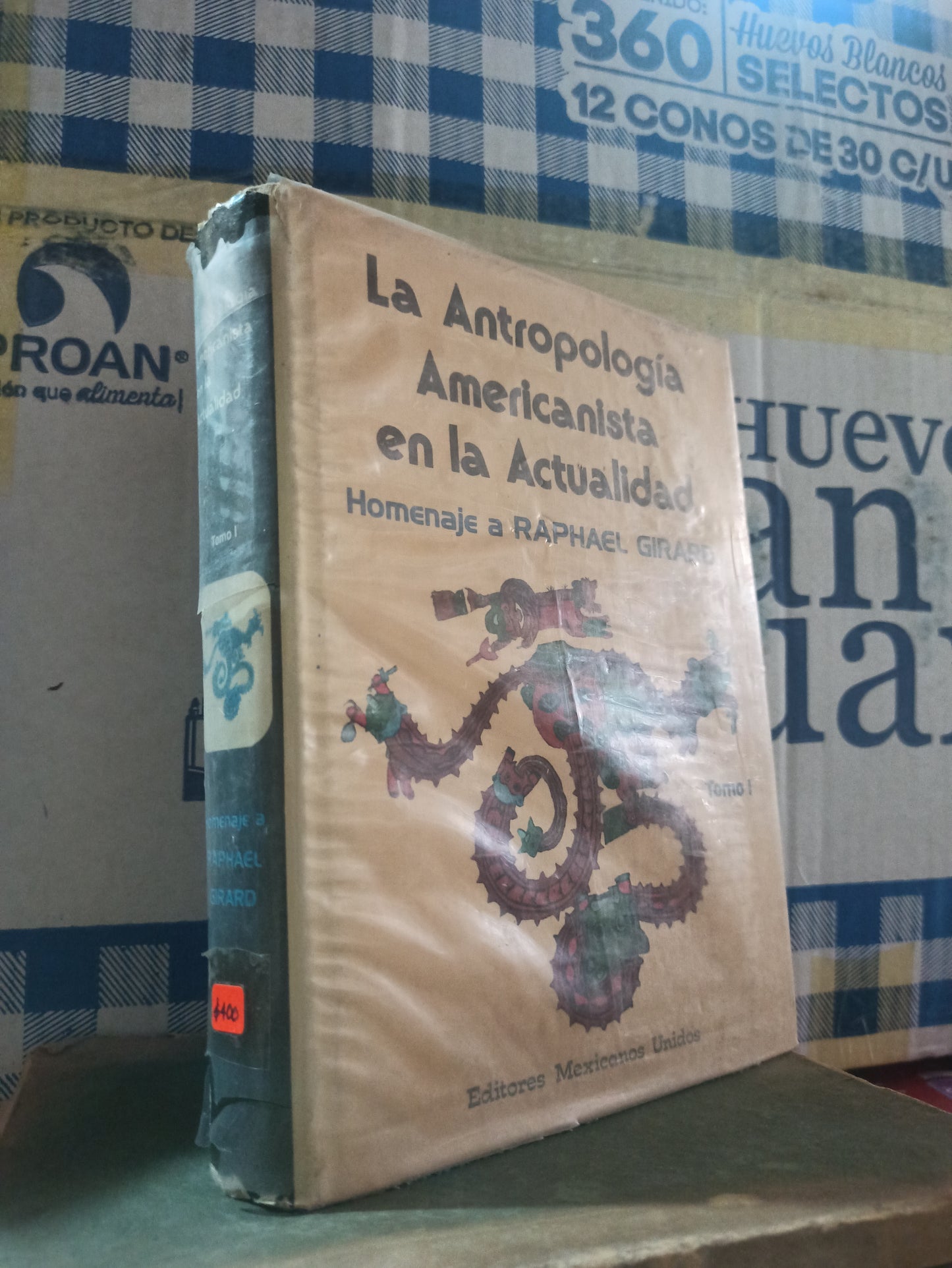 LA ANTROPOLOGIA AMERICANISTA EN LA ACTUALIDAD POR RAPHAEL GIRARD USADO ANTIGUOS ALDAMA