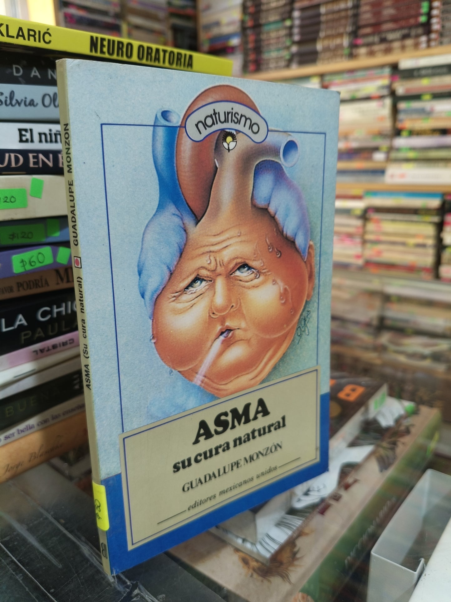 ASMA SU CURA NATURAL POR GUADALUPE MONZON USADO SALUD JUAREZ 507