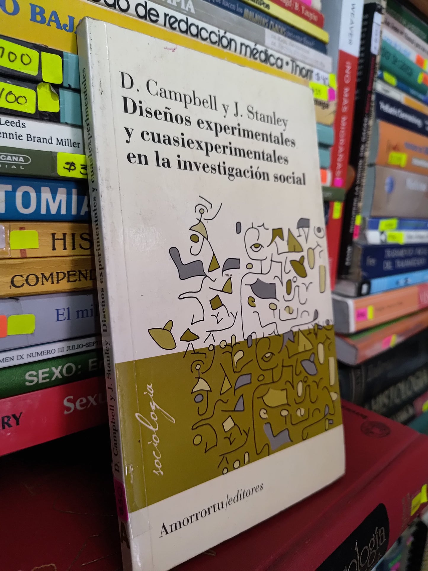 DISEÑOS EXPERIMENTALES Y CUASIEXPERIMENTALES EN LA INVESTIGACION SOCIAL POR D. CAMPBELL USADO SOCIOLOGIA LITERARIO 305