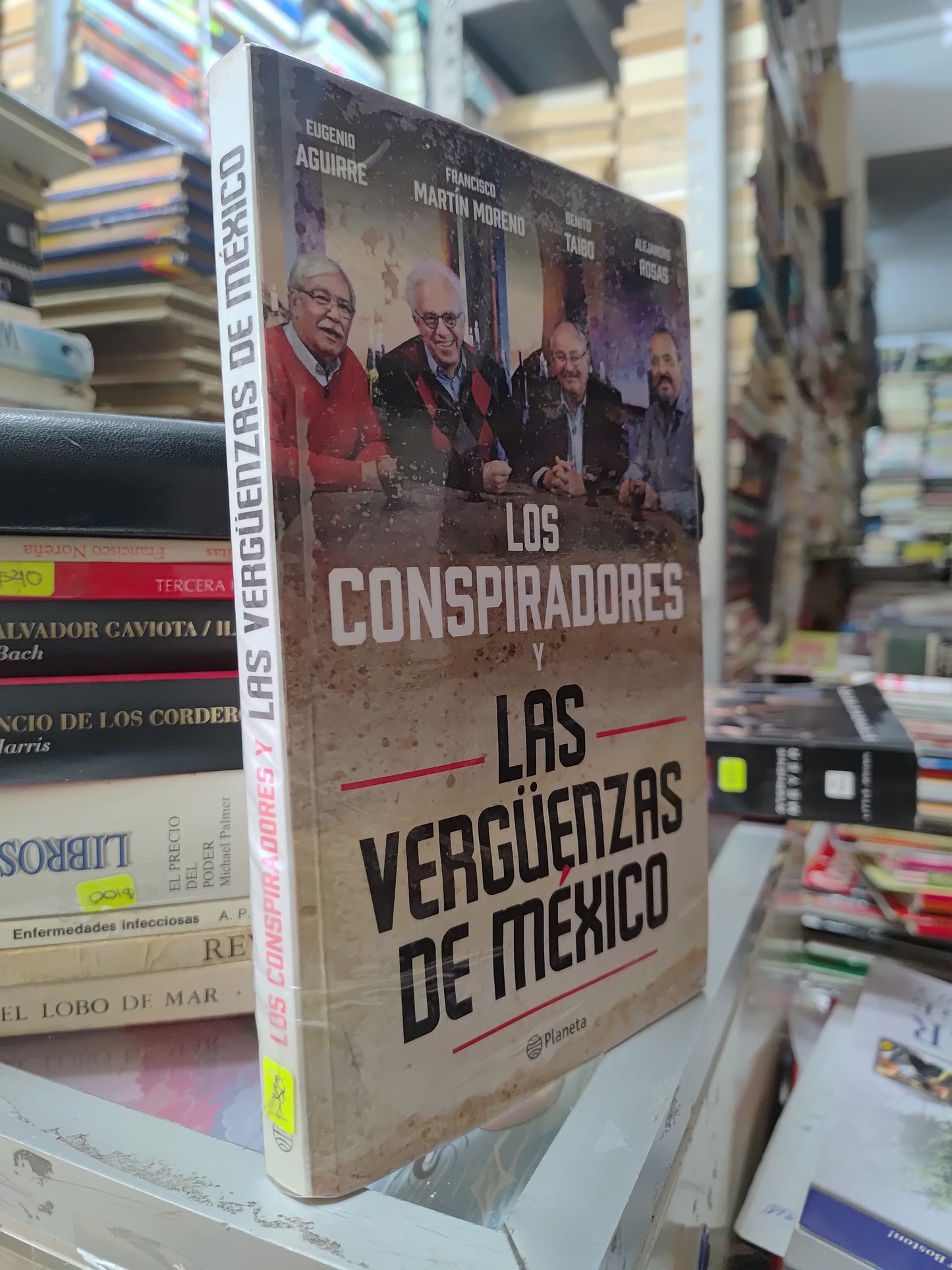 LOS CONSPIRADORES Y LAS VERGUENZAS DE MEXICO POR VARIOS AUTORES USADO POLITICA JUAREZ 515