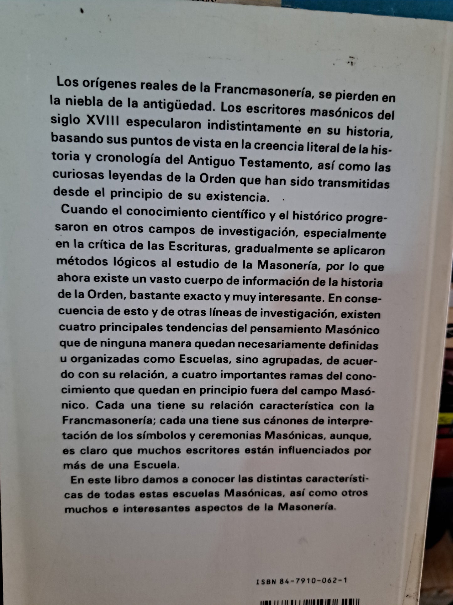 VISLUMBRES DE HISTORIA MASÓNICA C.W. LEADBEATER USADO MASONERÍA ALDAMA