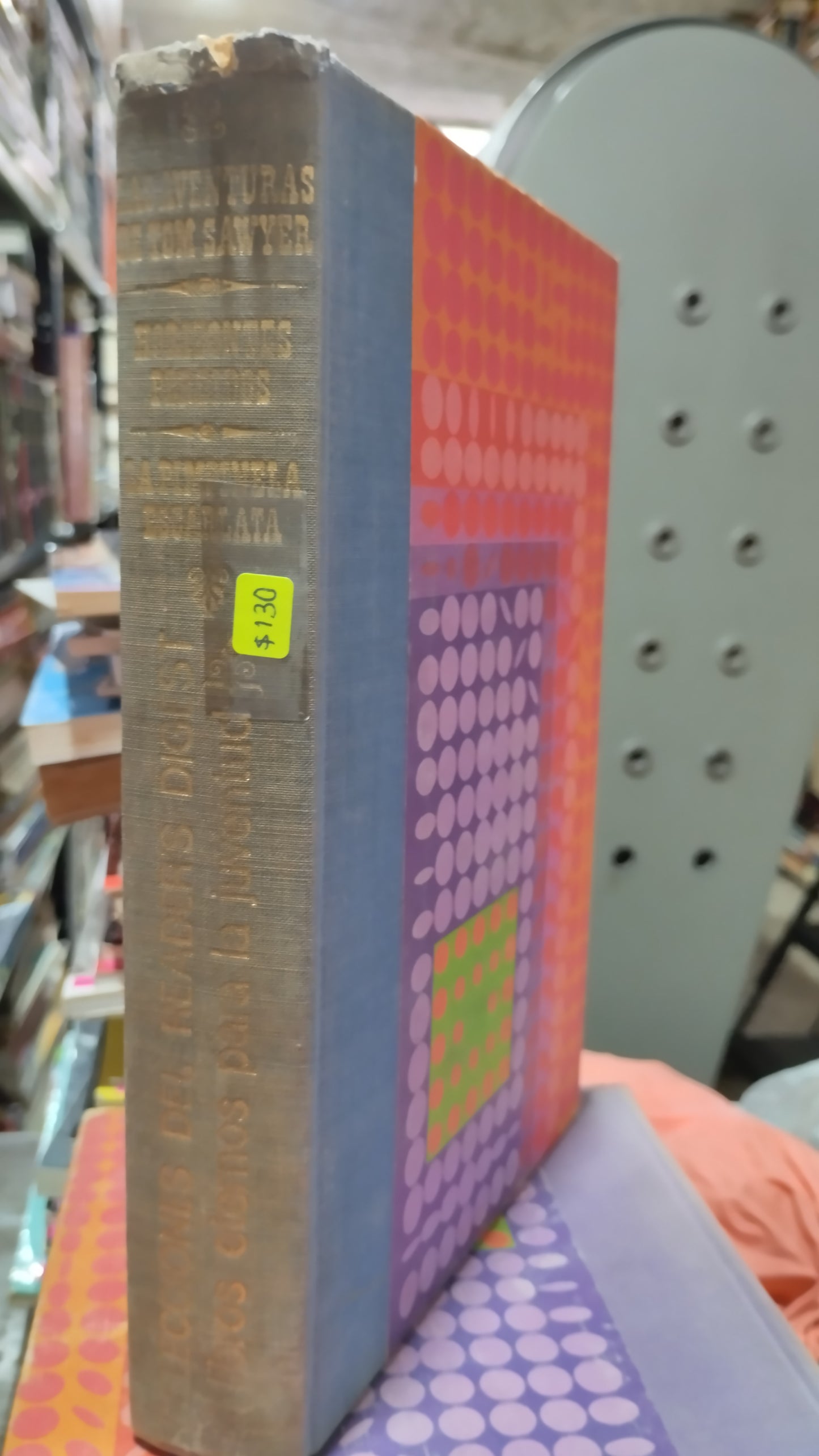 LAS AVENTURAS DE TOM SAWYER POR MARK TWAIN LIBRO USADO NOVELAS ALDAMA