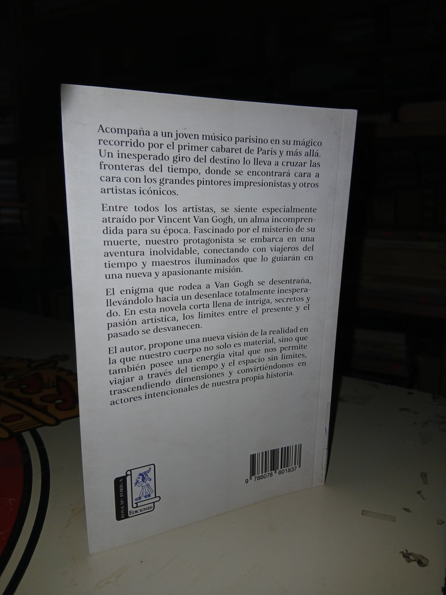 MONTMARTRE UN VIAJE EN EL TIEMPO POR GONZALO RODRIGUEZ VANEGAS USADO NOVELA LITERARIO 207