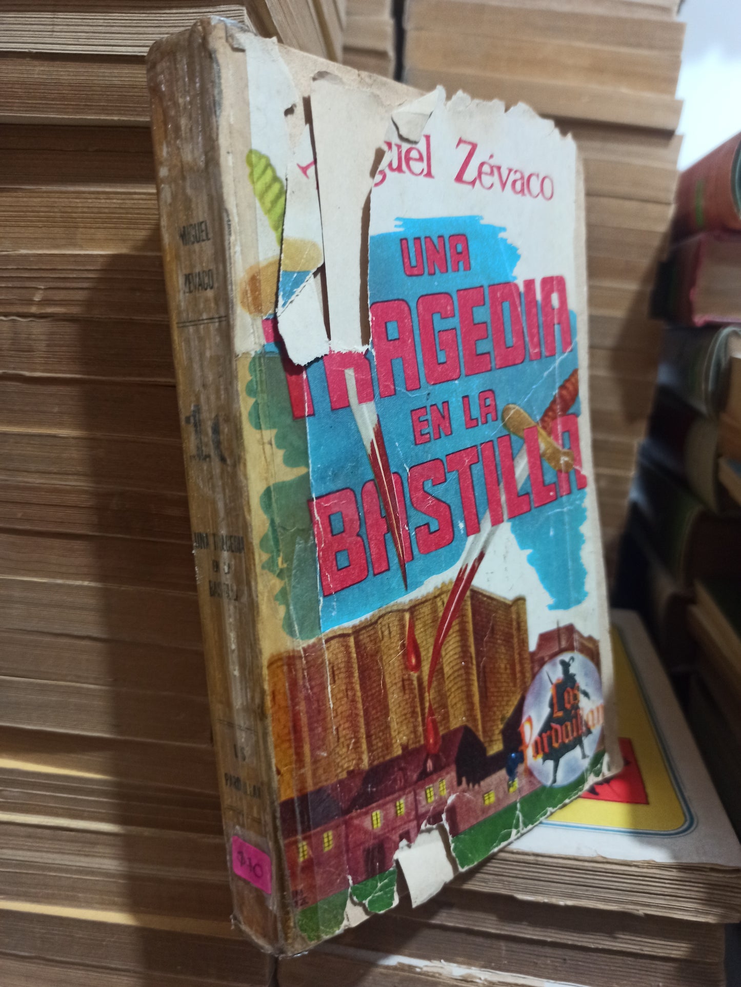 UNA TRAGEDIA EN LA BASTILLA POR MIGUEL ZEVACO USADO NOVELAS JUÁREZ