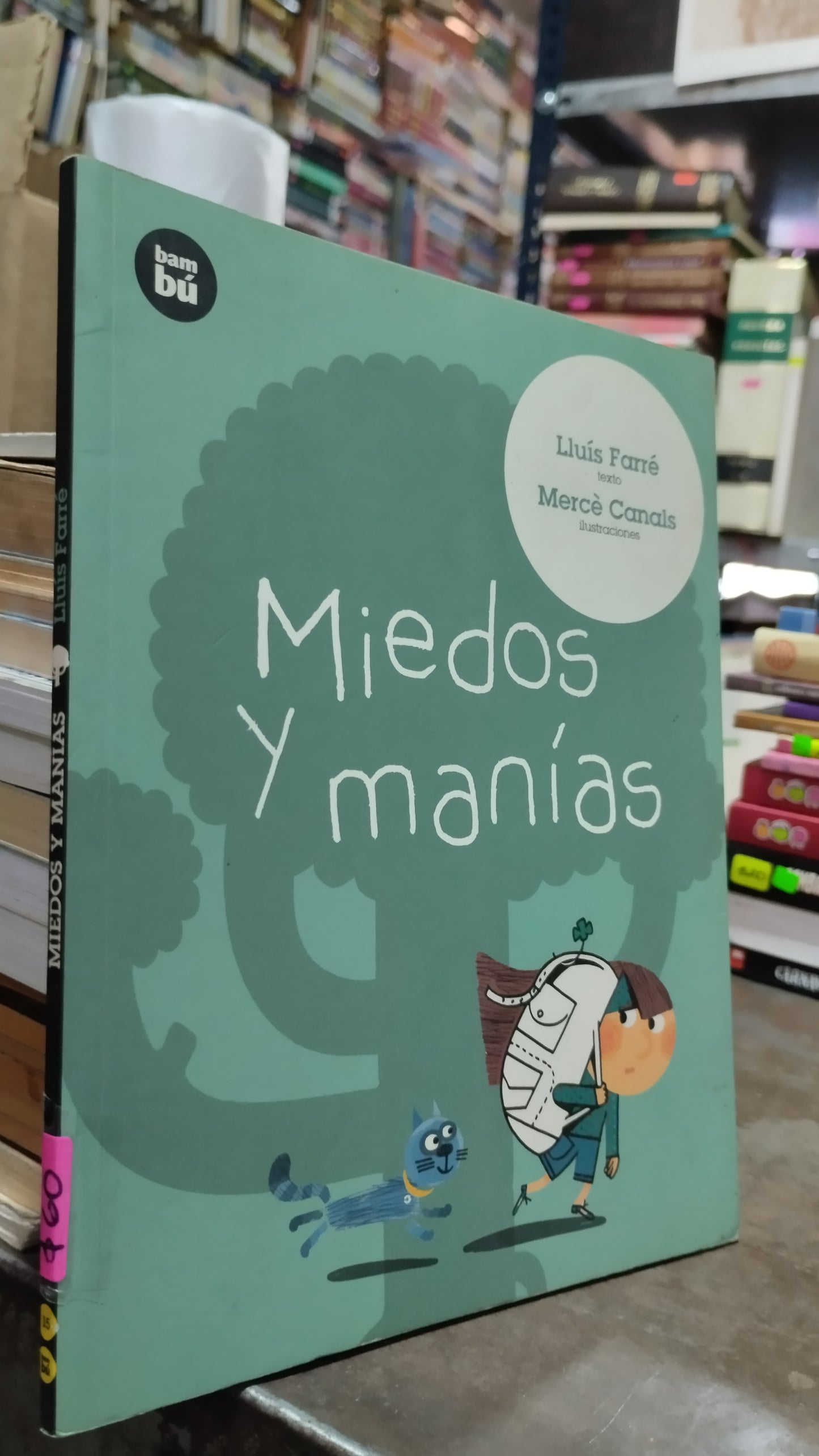 MIEDOS Y MANIAS POR LLUIS FARRÉ LIBRO USADO INFANTIL ALDAMA