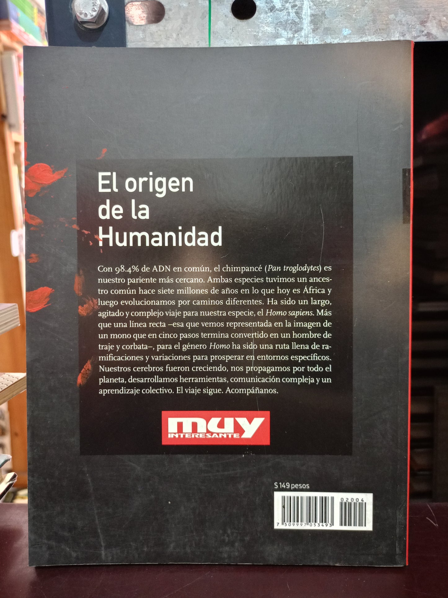 EL ORIGEN DE LA HUMANIDAD USADO CIENCIA LITERARIO 305