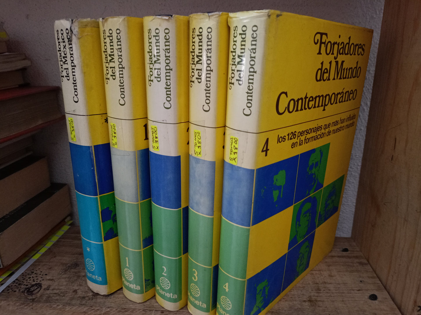 FORJADORES DEL MÉXICO CONTEMPORÁNEO (5 TOMOS) POR EUSEBIO RUVALCABA USADO HISTORIA LITERARIO 305