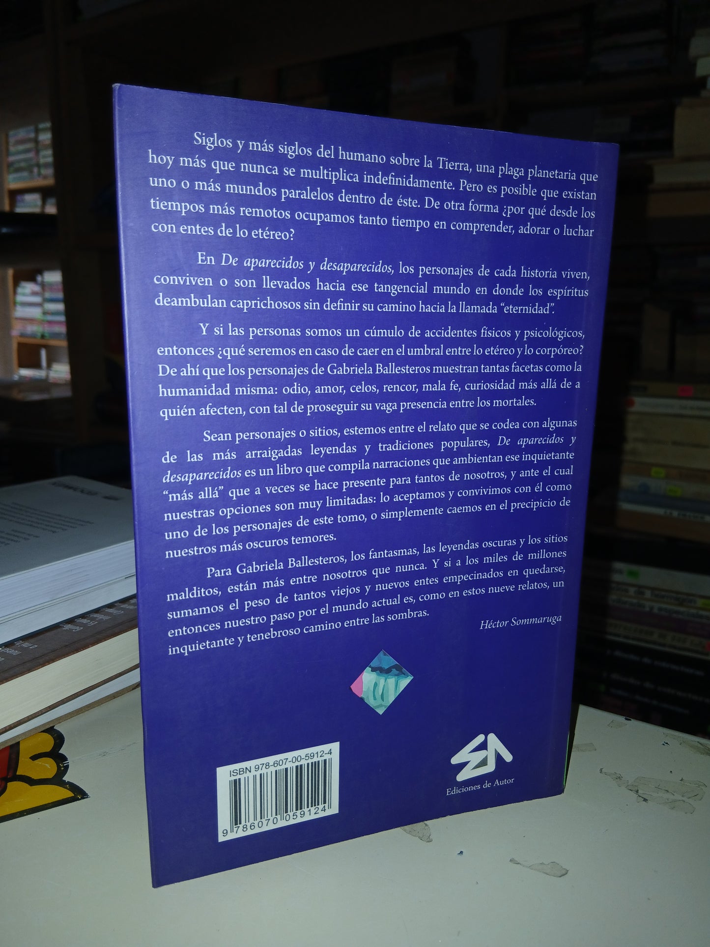DE APARECIDOS Y DESAPARECIDOS POR GABRIELA BALLESTEROS USADO ANTOLOGÍA LITERARIO 207