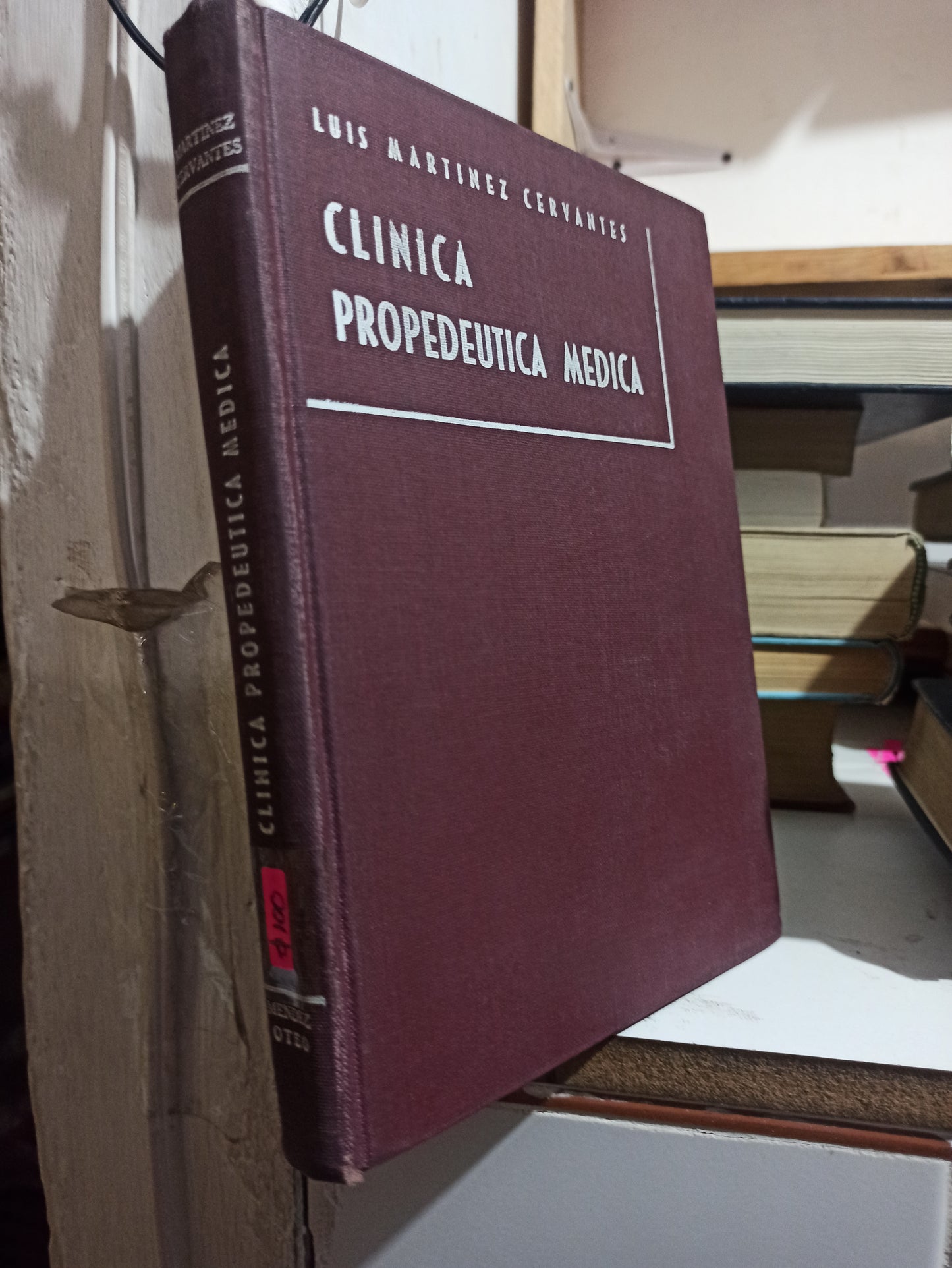 CLINICA PROPEDEUTICA MEDICA POR LUIS MARTINEZ CERVANTES USADO SALUD JUÁREZ