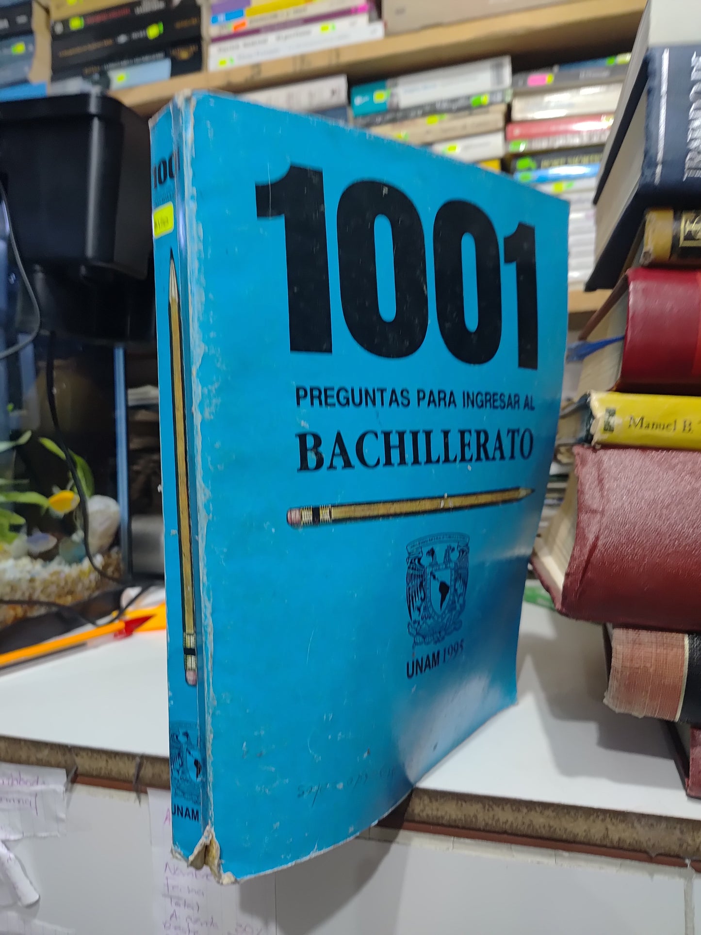 1001 PREGUNTAS PARA INGRESAR AL BACHILLERATO POR LA UNAM USADO EDUACION JUAREZ 507