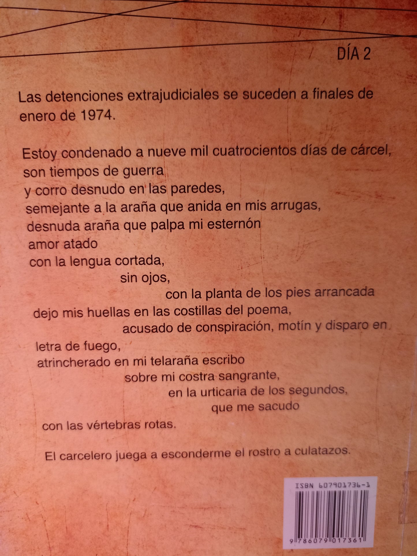 PERSISTENCIA DEL TIEMPO POR RODRIGO E ORDOÑEZ SOSA USADO POESIA LITERARIO #305